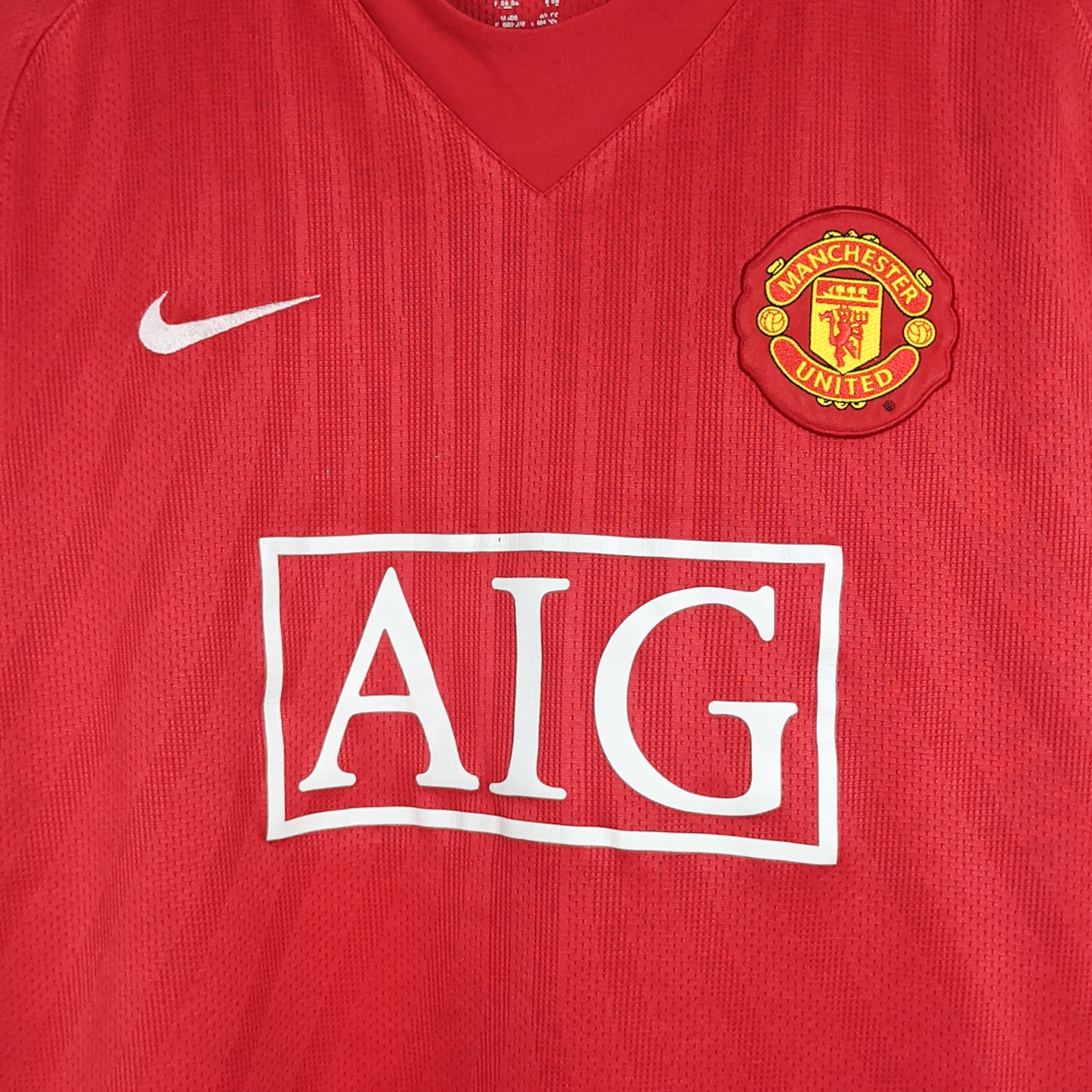 Authentic Manchester United 2007/08 Home - Ronaldo #7 Size XL