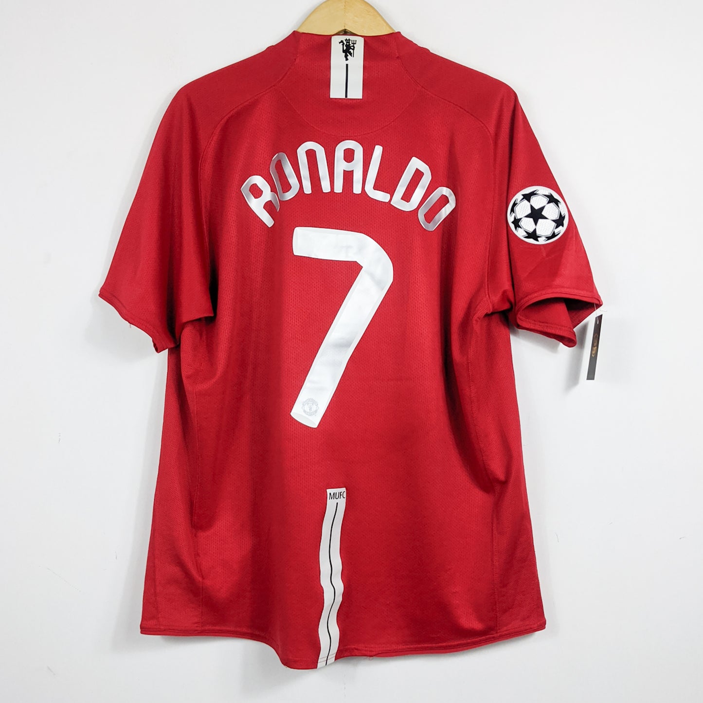 Authentic Manchester United 2007/08 Home - Ronaldo #7 Size XL
