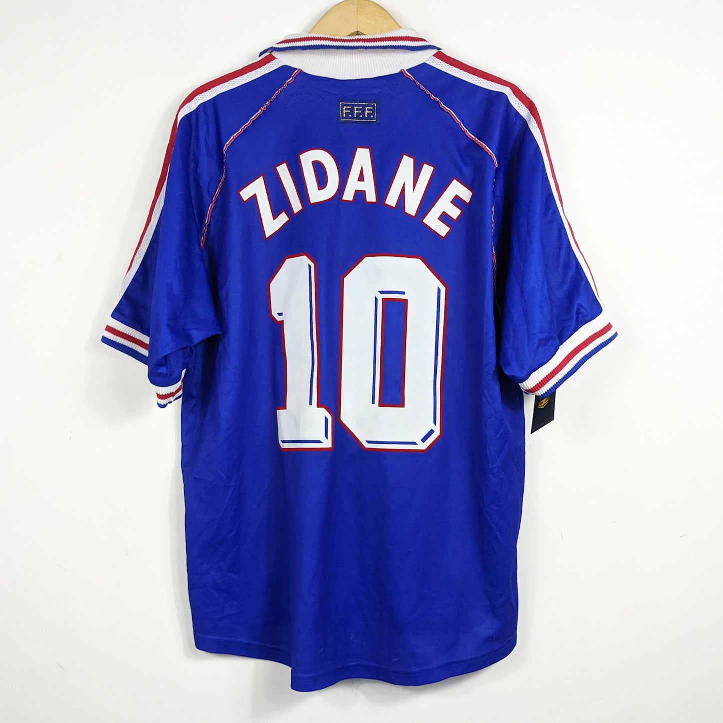 Authentic France 1998 Home - Zidane #10 Size L