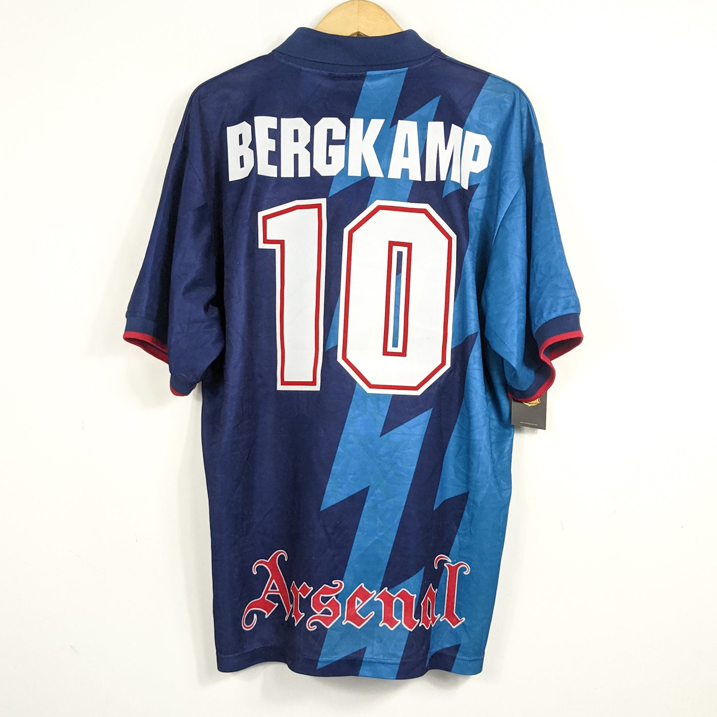 Authentic Arsenal 1995/96 Away - Bergkamp #10 Size XL