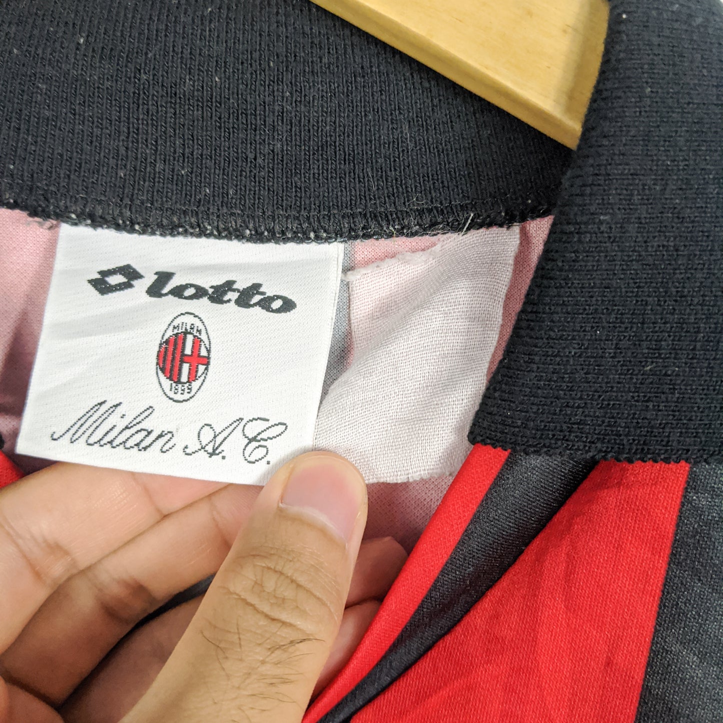 Authentic AC Milan 1994/96 Home - Baresi #6 Size M