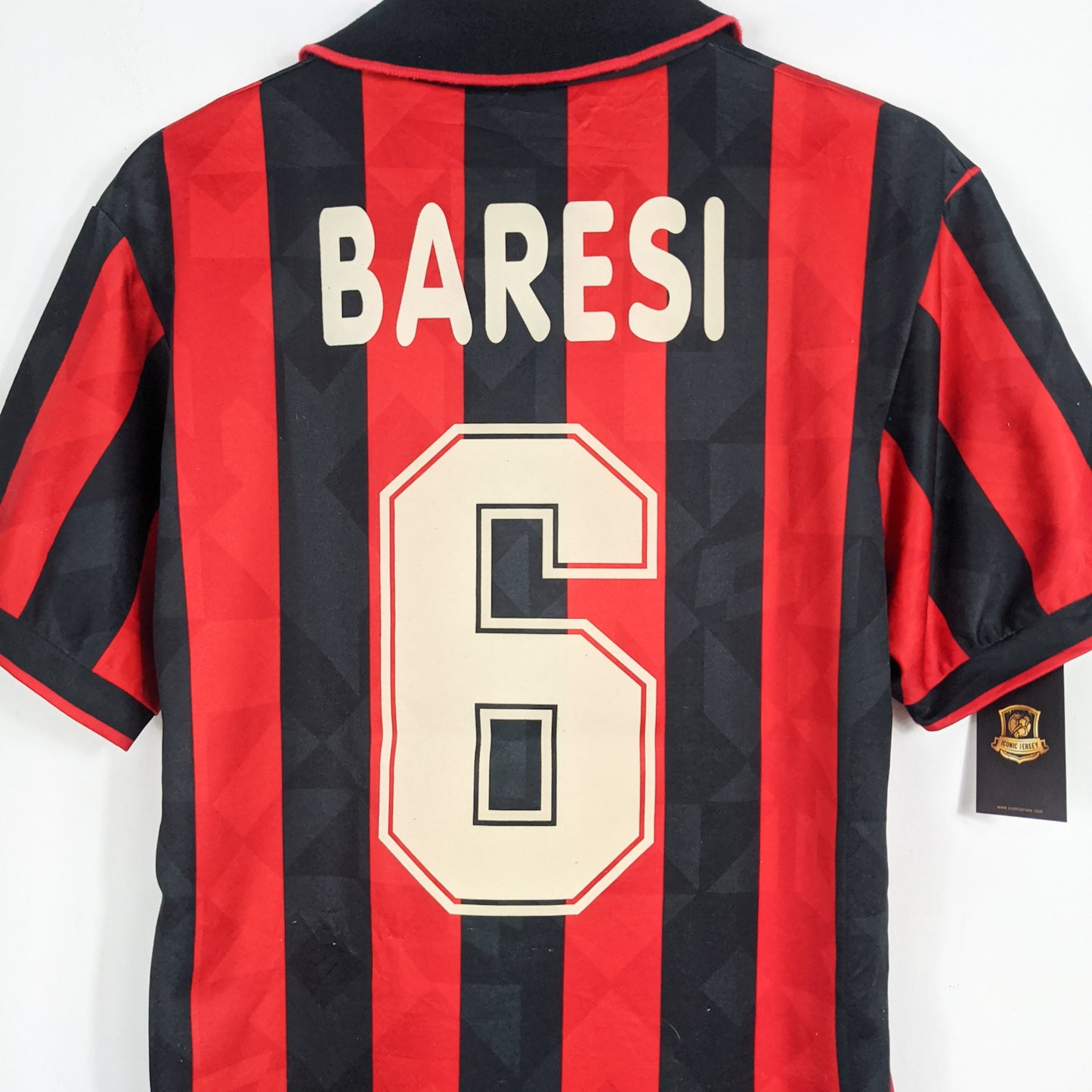 Authentic AC Milan 1994/96 Home - Baresi #6 Size M