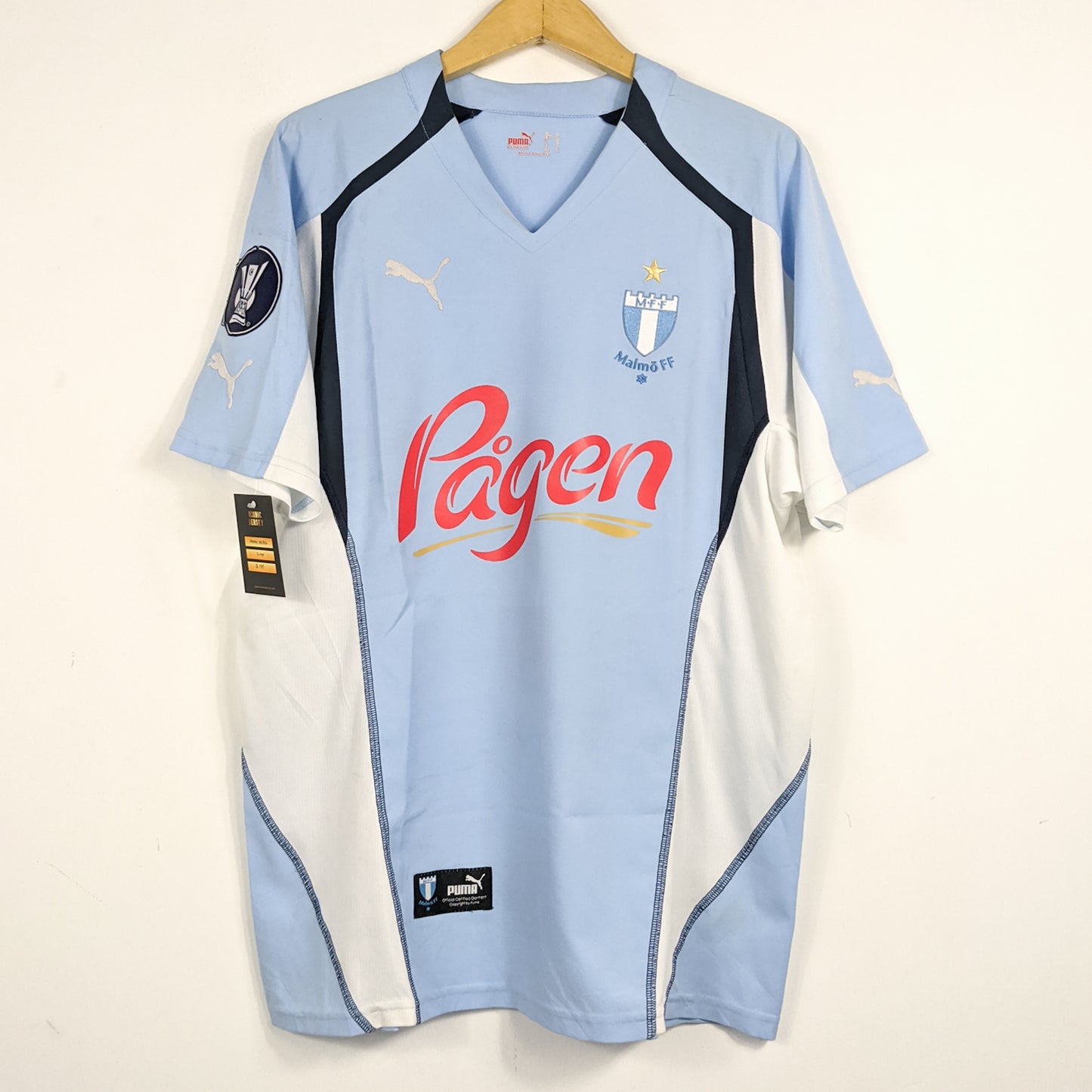 Authentic Malmo FF 2005/06 Home - Litmanen #23 Size L