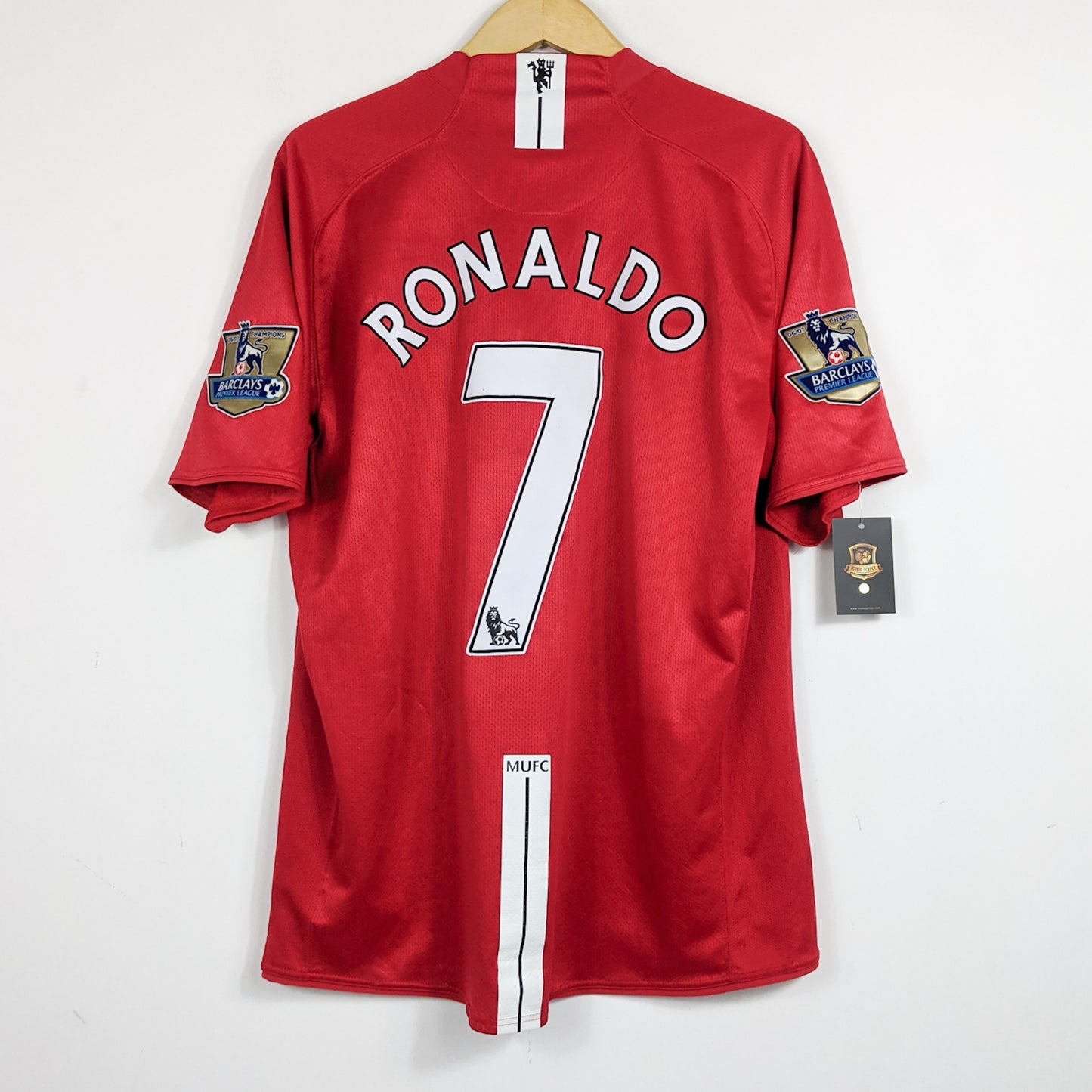 Authentic Manchester United 2007/08 Home - Ronaldo #7 Size XL