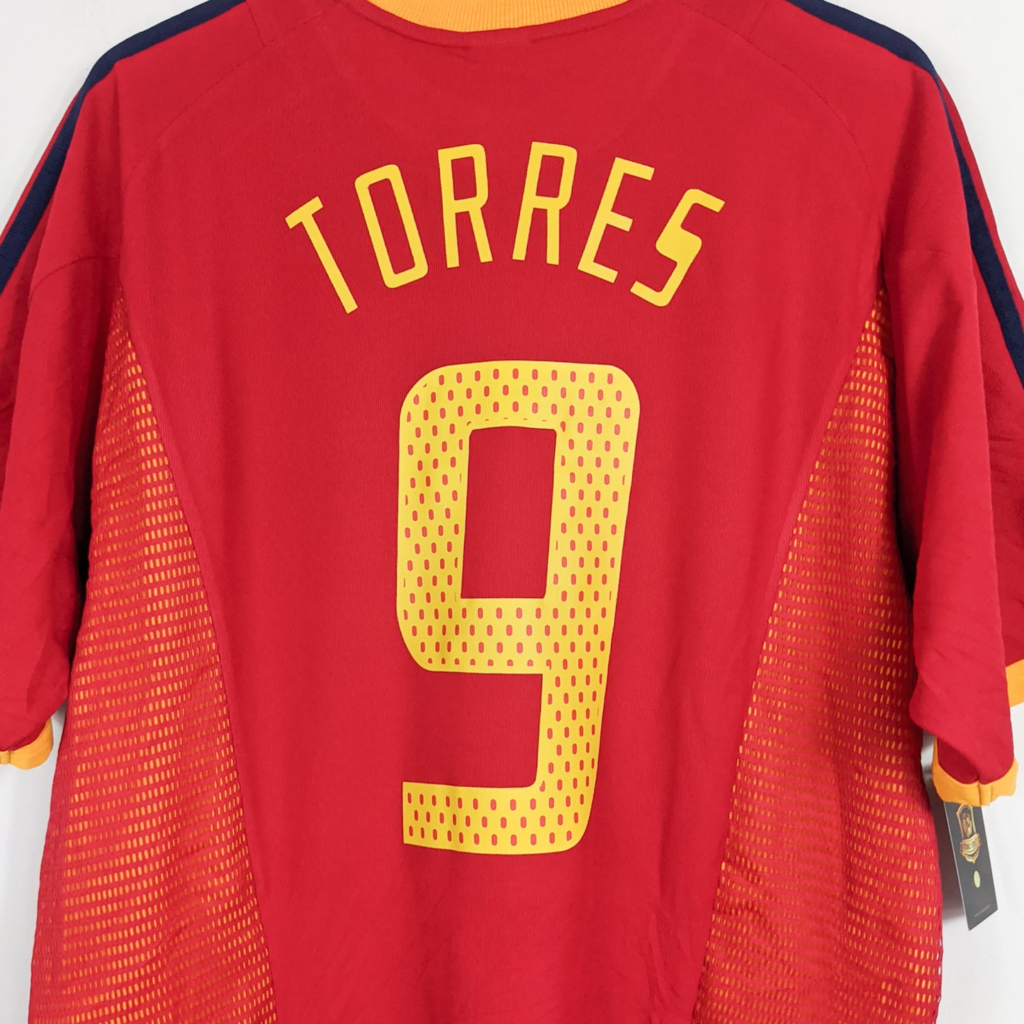 Authentic Spain 2002/04 Home - Torres #9 Size L