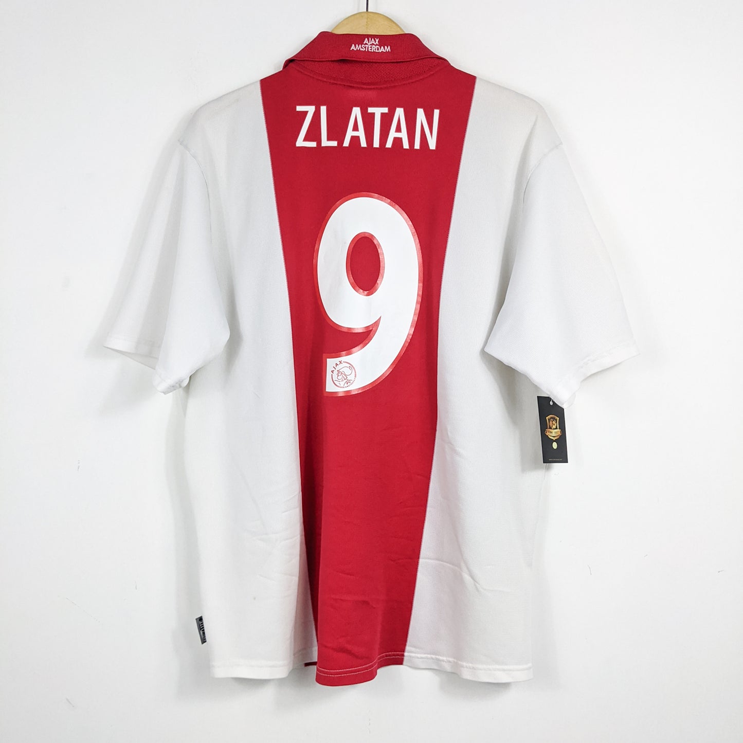 Authentic Ajax 2001/02 Home - Ibrahimovic #9 Size XL