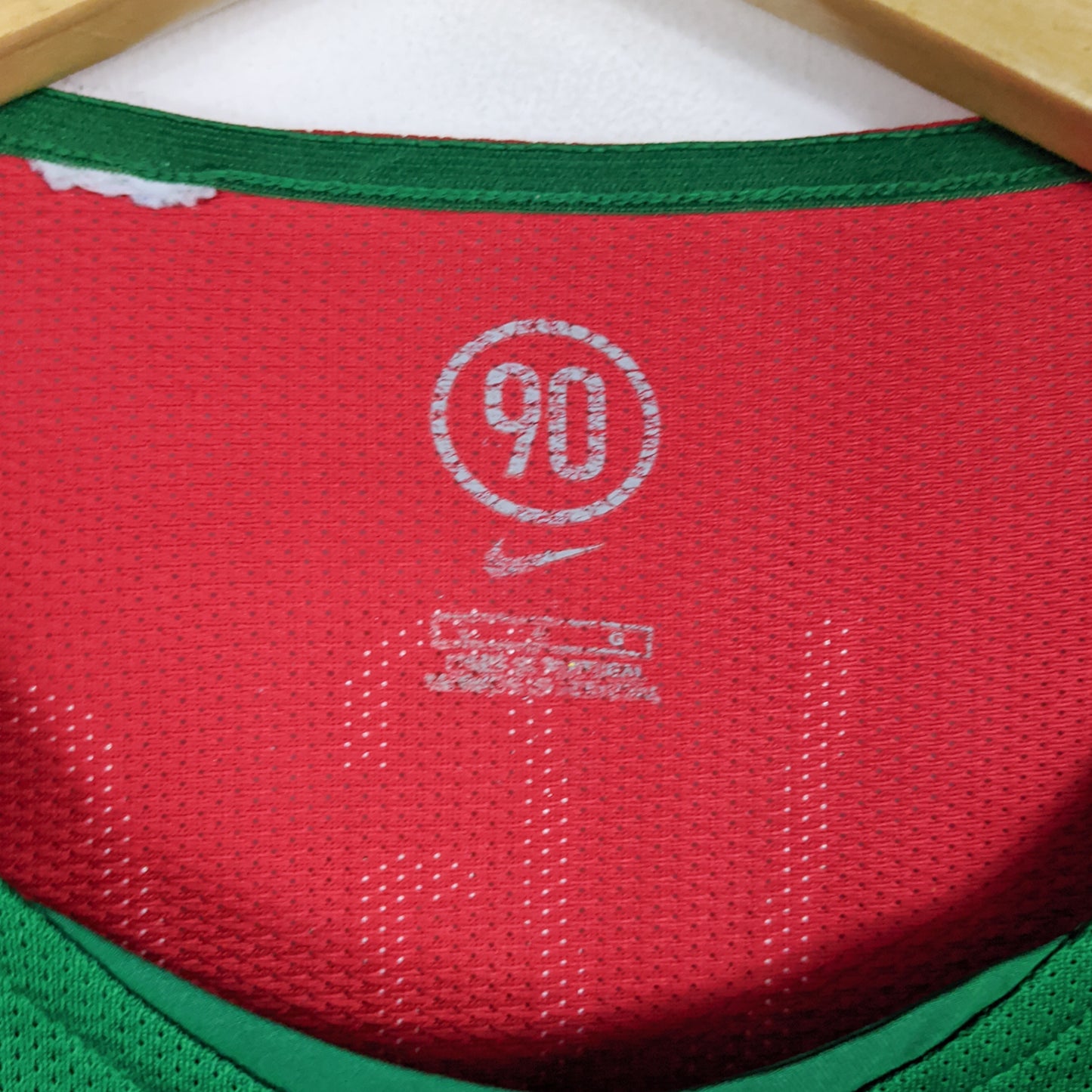 Authentic Portugal 2004 Home - Figo #7 Size L