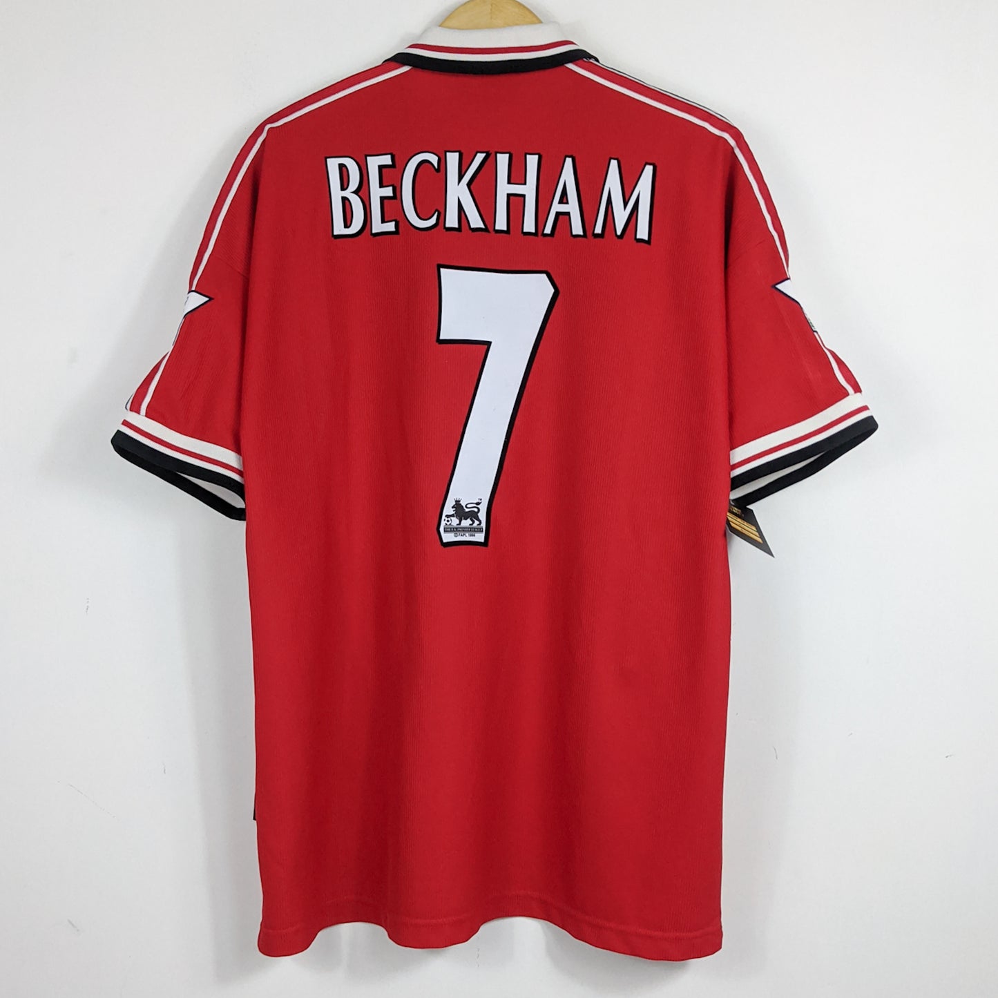 Authentic Manchester United 1998/99 Home - Beckham #7 Size XL