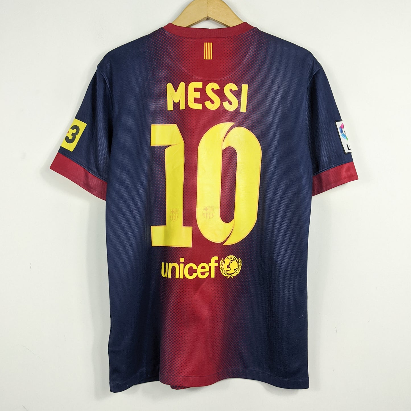 Authentic Barcelona 2012/13 Home - Messi #10 Size M