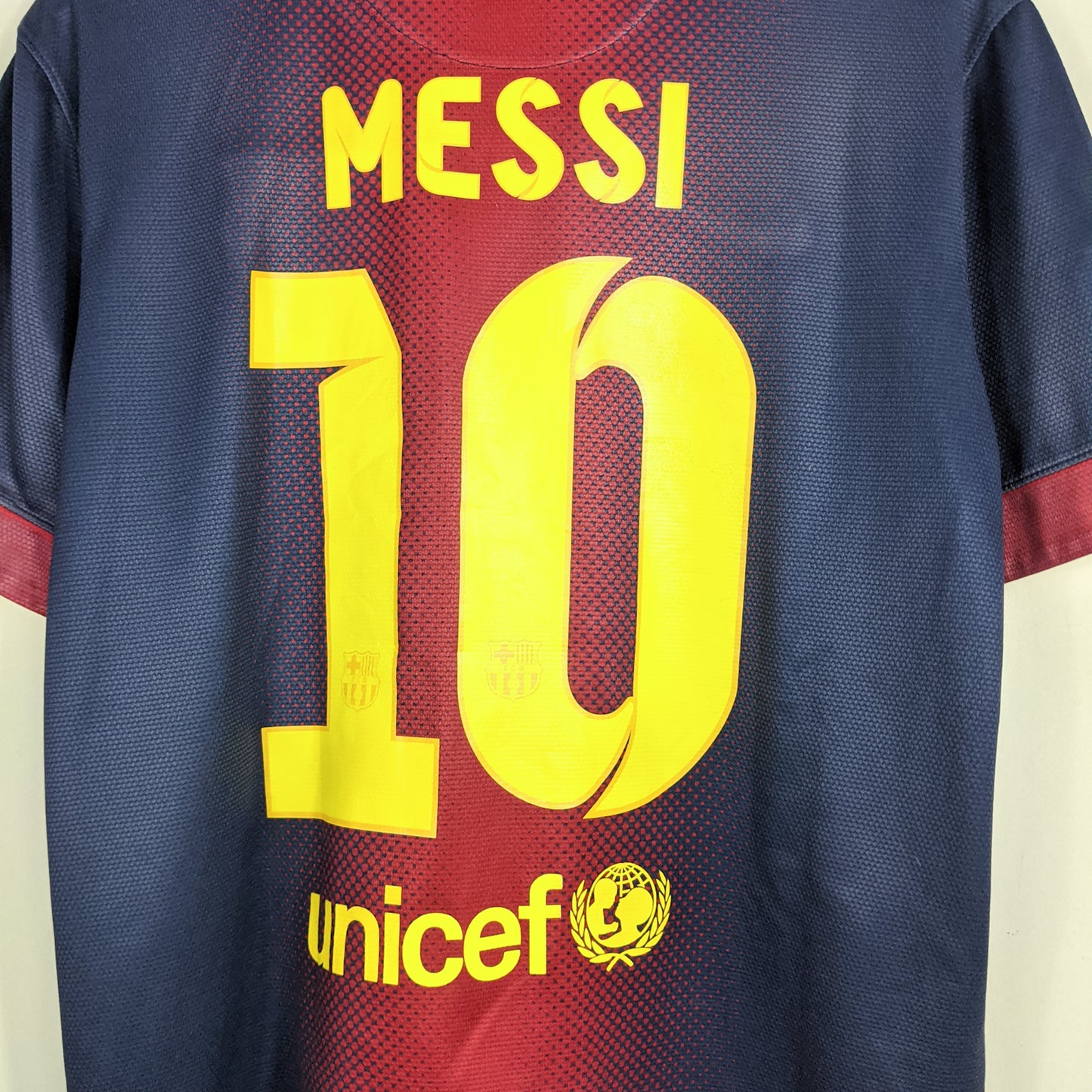 Authentic Barcelona 2012/13 Home - Messi #10 Size M