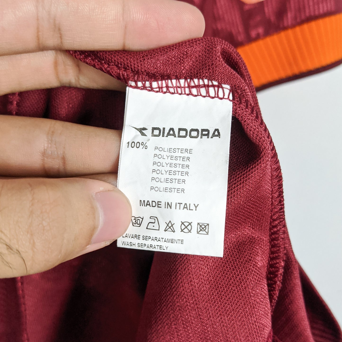 Authentic AS Roma 1999/00 Home - Totti #10 Size XL