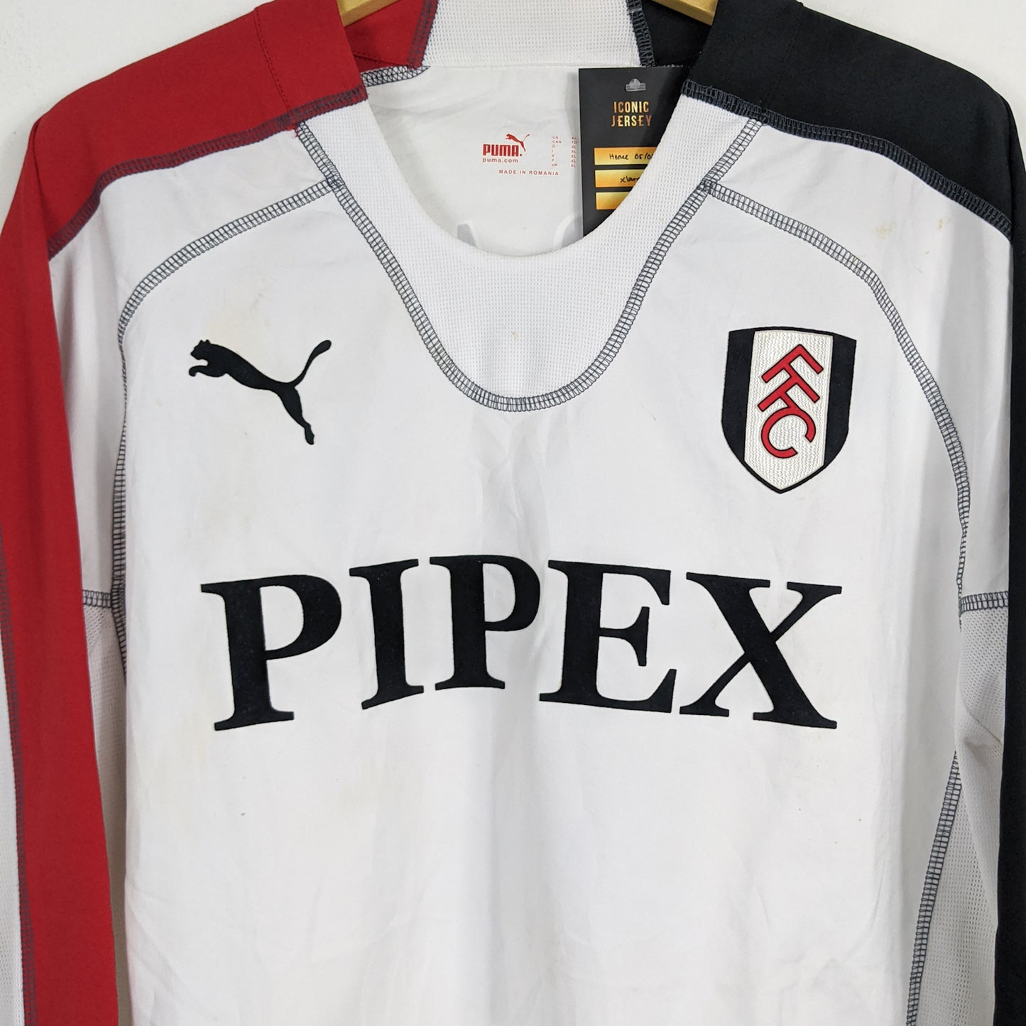 Authentic Fulham 2005/06 Home - Malbranque #4 Size XL (Long Sleeve)