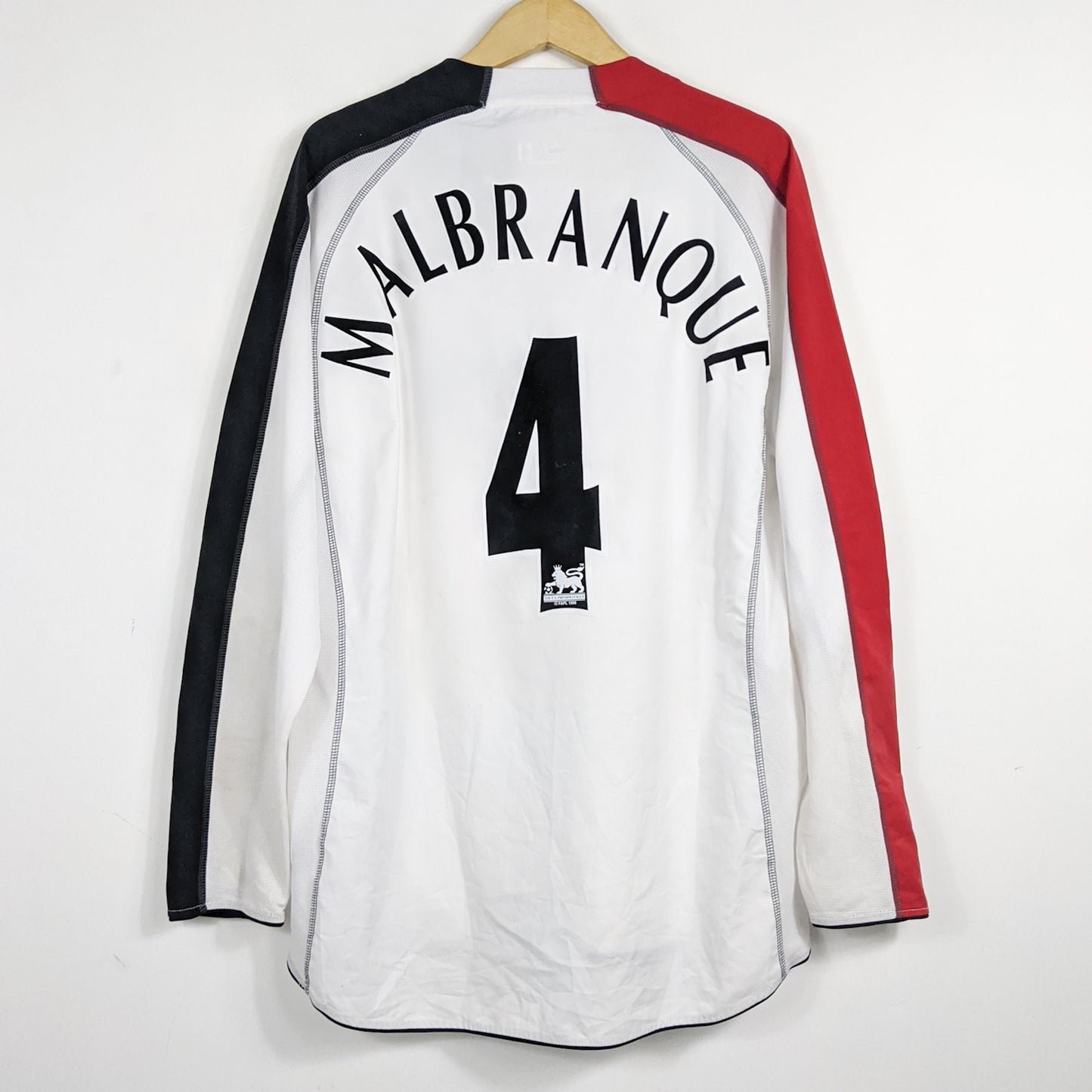 Authentic Fulham 2005/06 Home - Malbranque #4 Size XL (Long Sleeve)