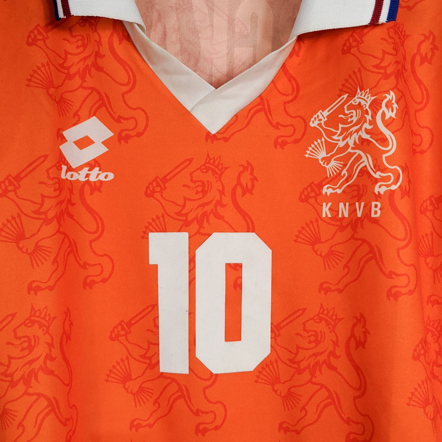 Authentic Netherlands 1994 Home - Bergkamp #10 Size M