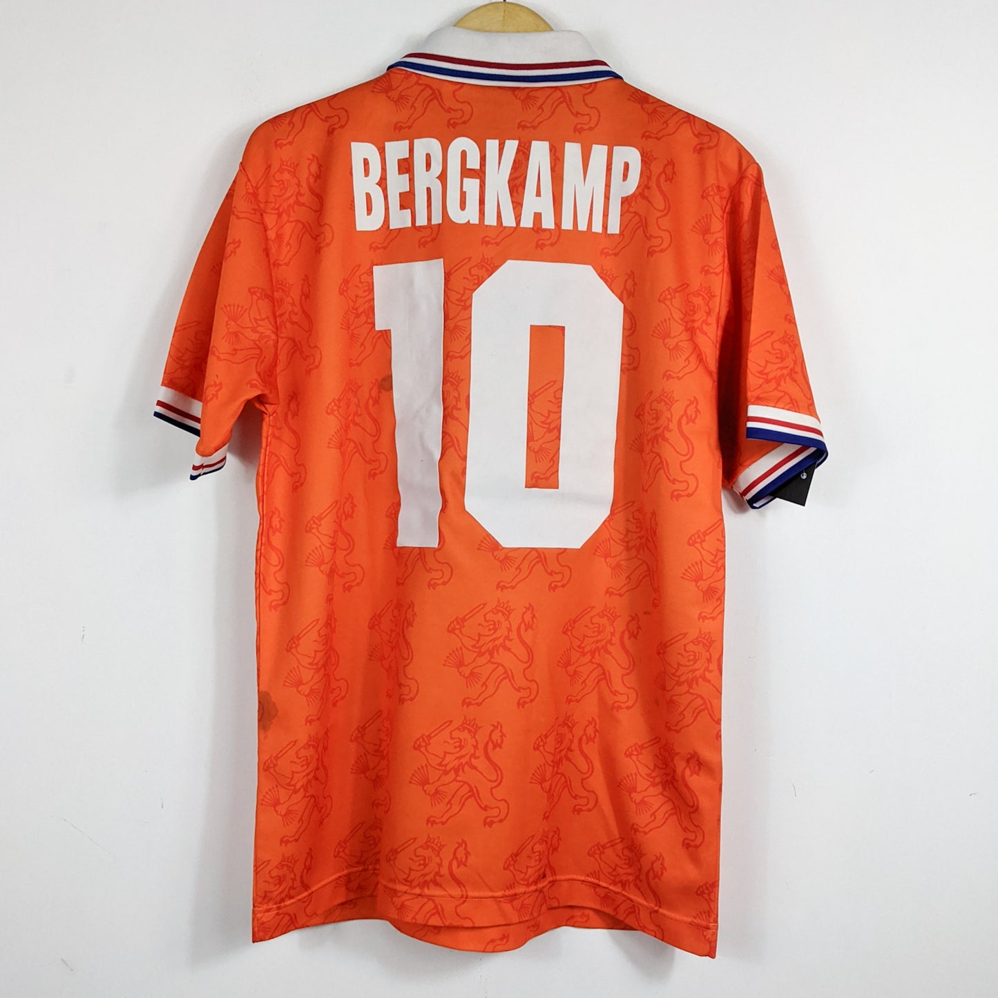 Authentic Netherlands 1994 Home - Bergkamp #10 Size M