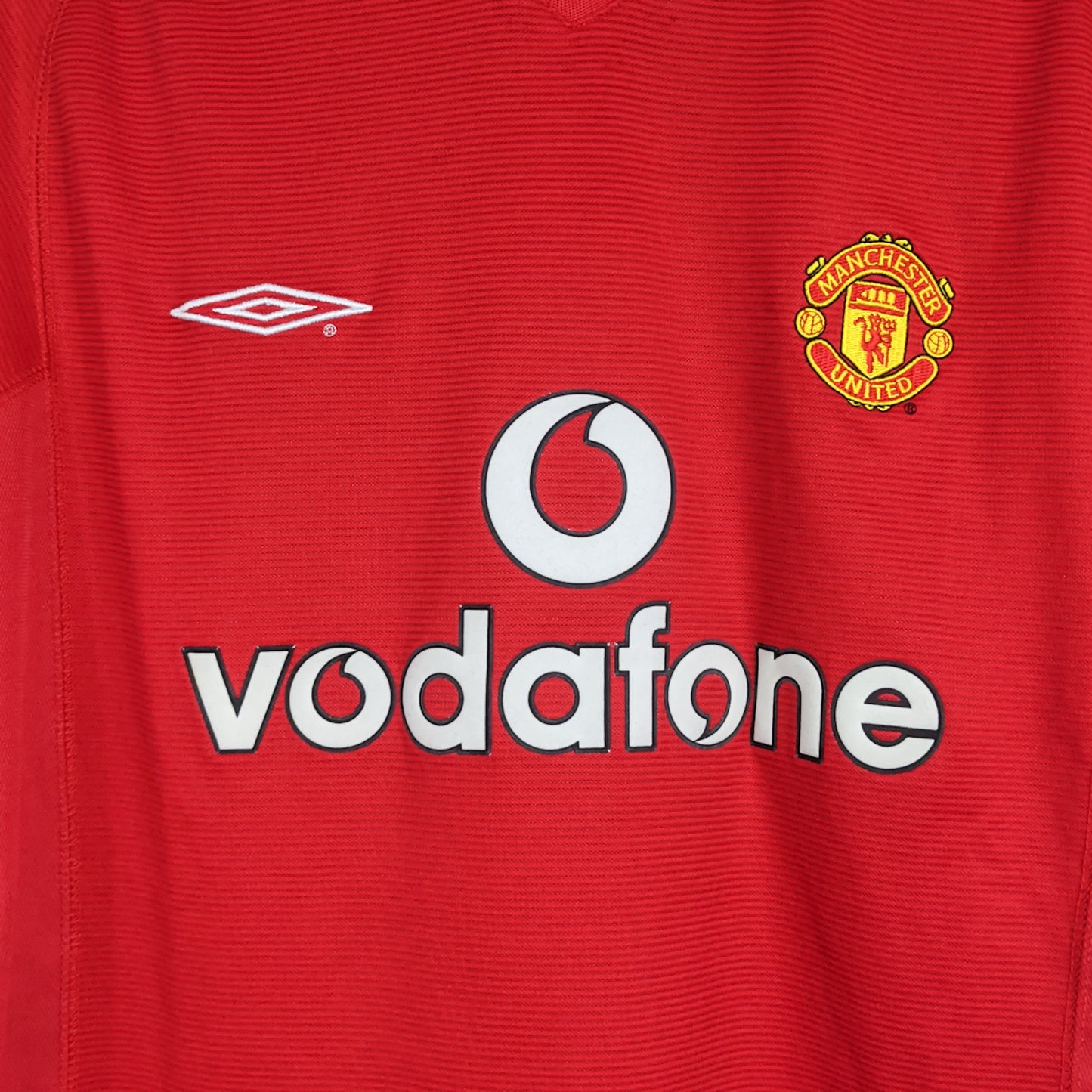 Authentic Manchester United 2000/02 Home - Stam #6 Size L