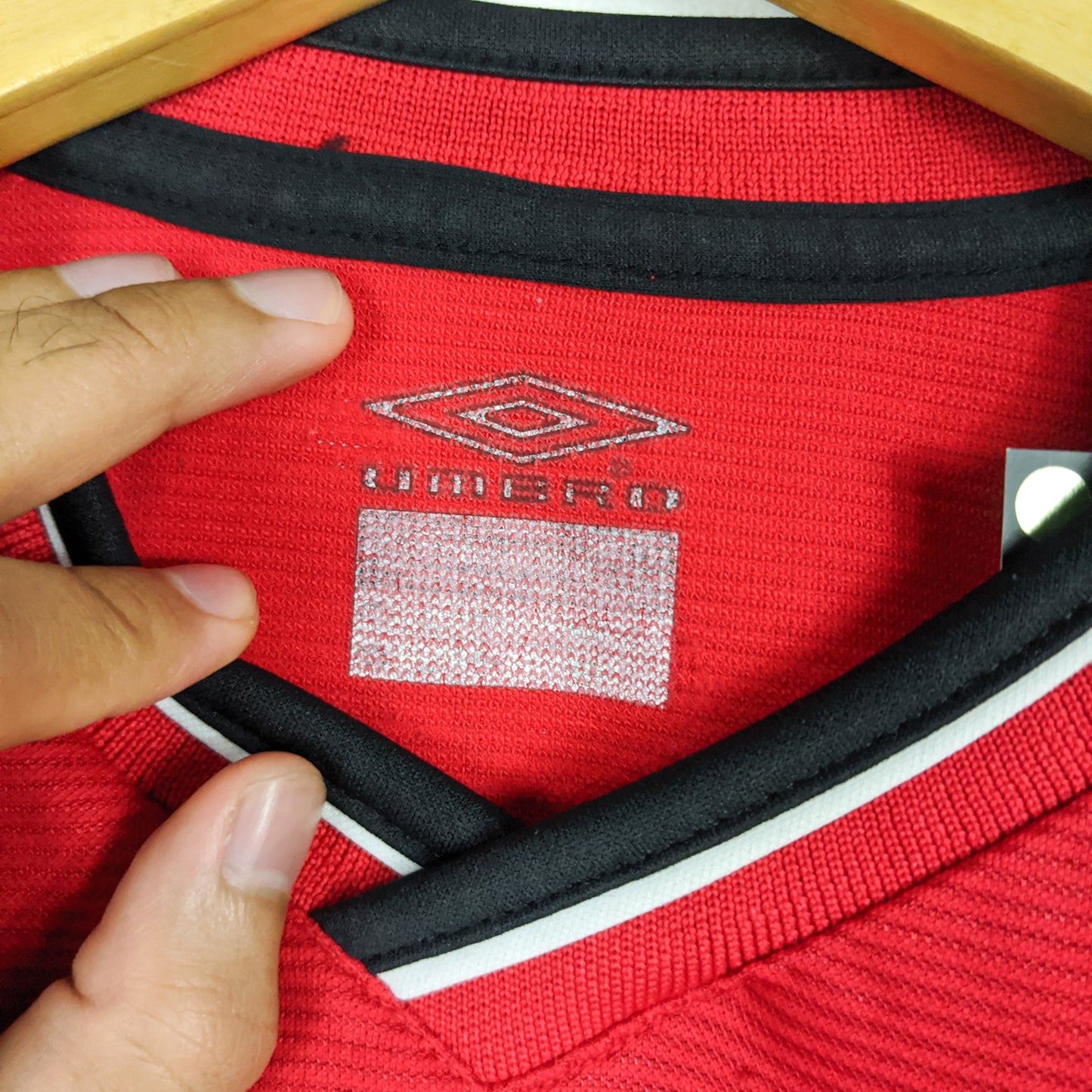 Authentic Manchester United 2000/02 Home - Stam #6 Size L