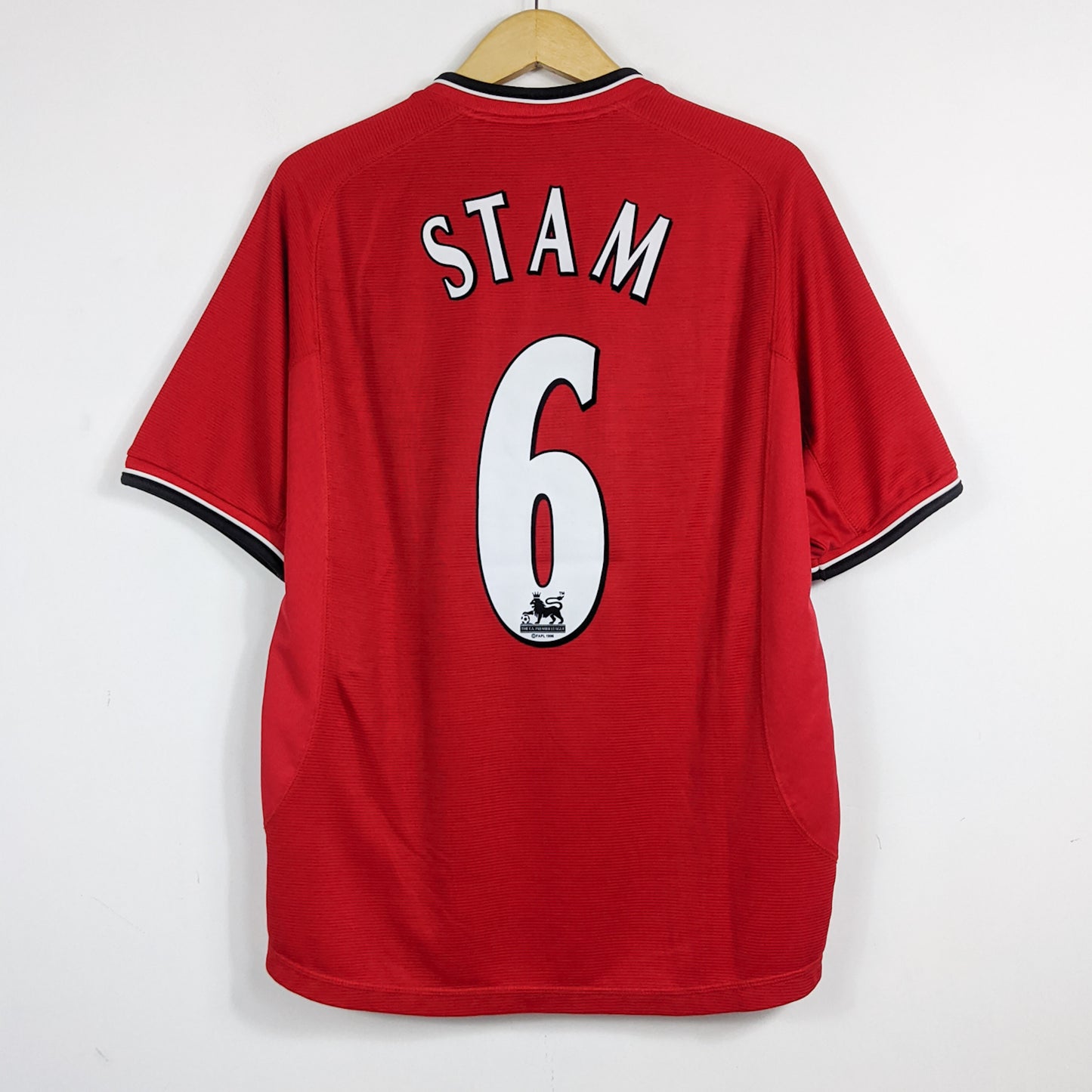 Authentic Manchester United 2000/02 Home - Stam #6 Size L