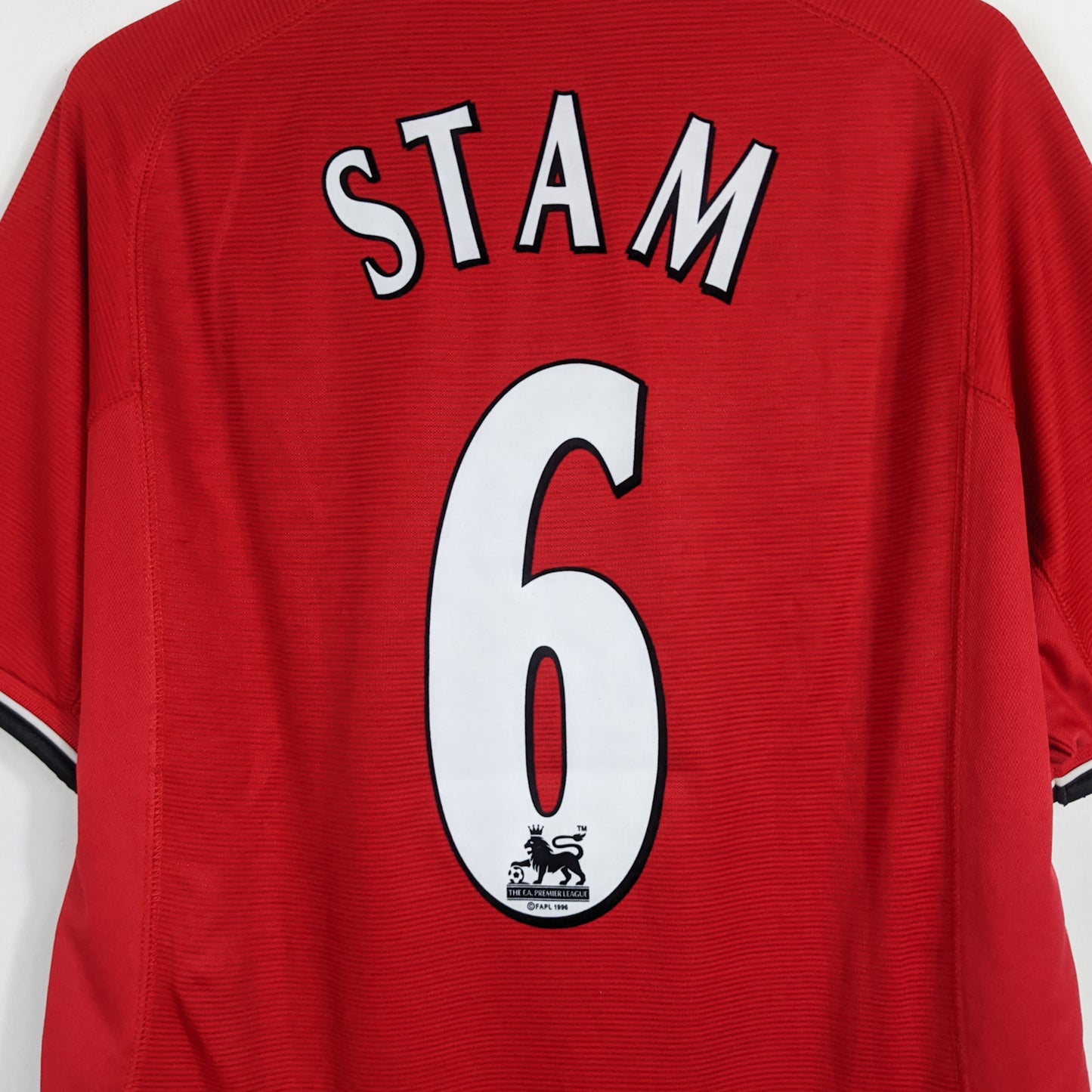 Authentic Manchester United 2000/02 Home - Stam #6 Size L