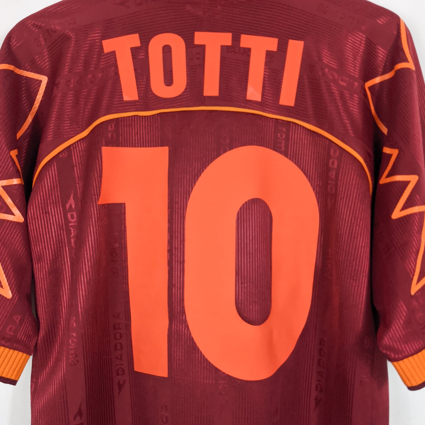 Original AS Roma 1999/00 Home - Totti #10 Size L