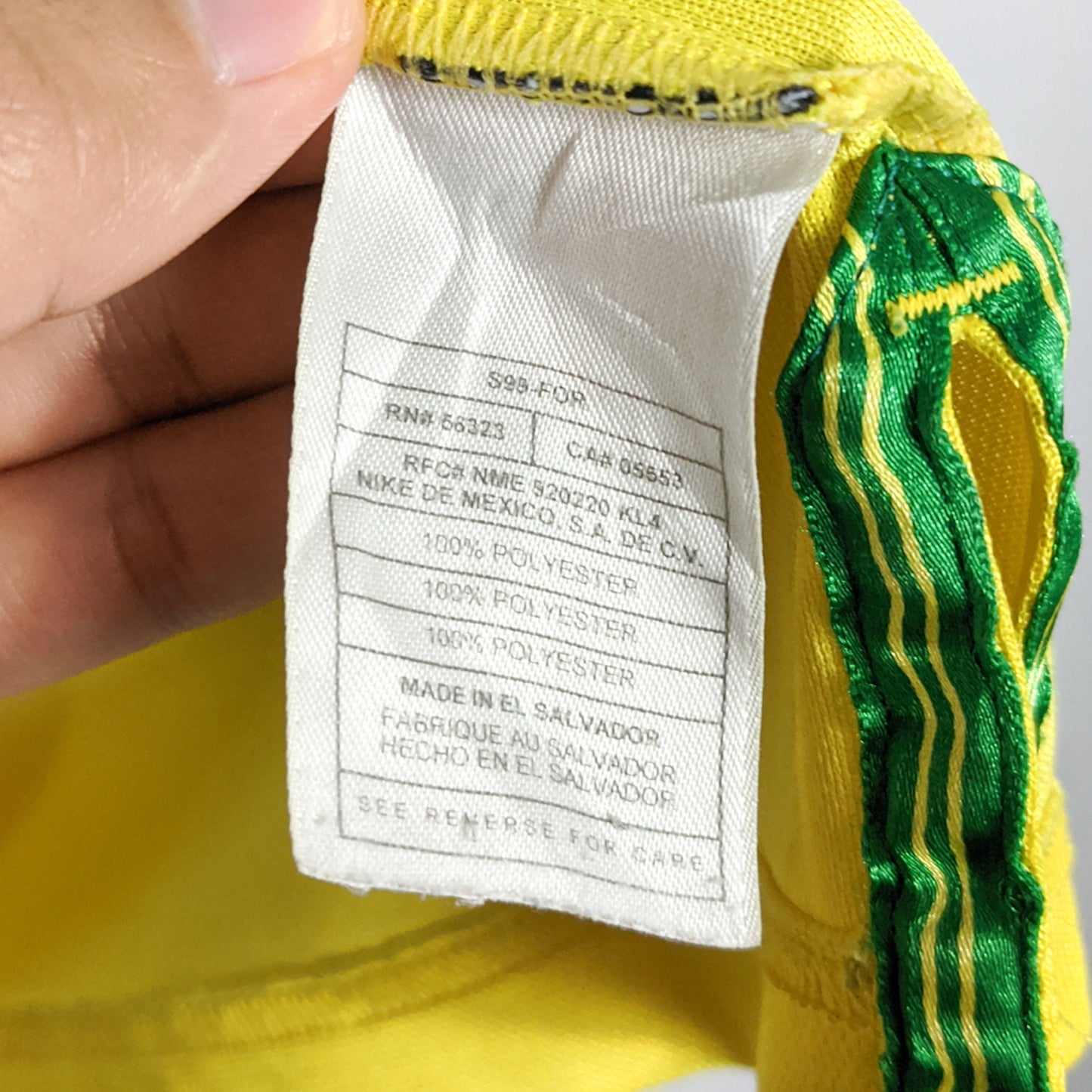 Original Brazil 1998 Home - Ronaldo #9 Size XL