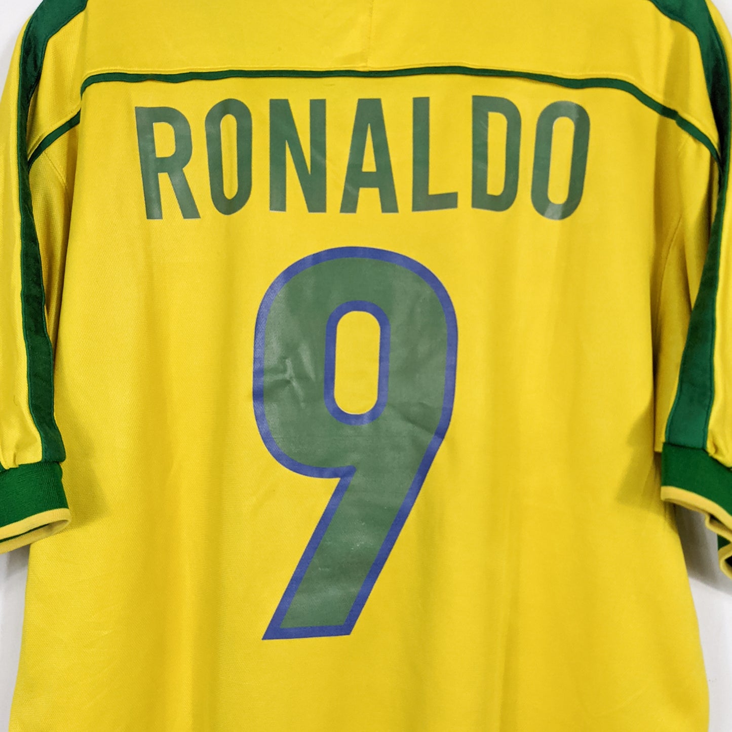 Original Brazil 1998 Home - Ronaldo #9 Size XL