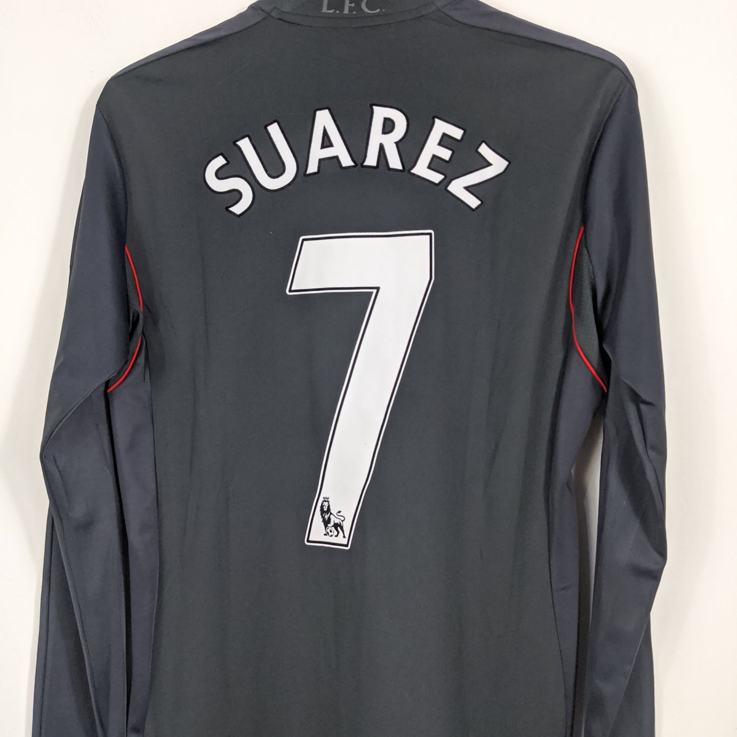 Original Liverpool 2011/12 Away - Suarez #7 Size 9 (Player Issue) (Long Sleeve) (BNWT)