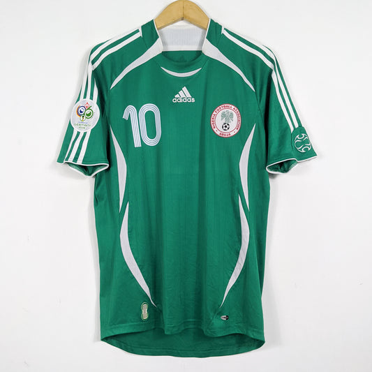Original Nigeria 2006 Home - Okocha #10 Size M