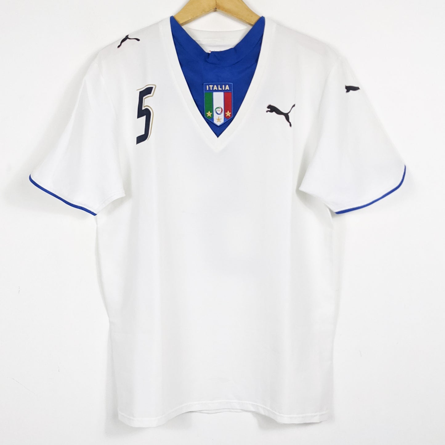 Original Italy 2006 Away - Cannavaro #4 Size M