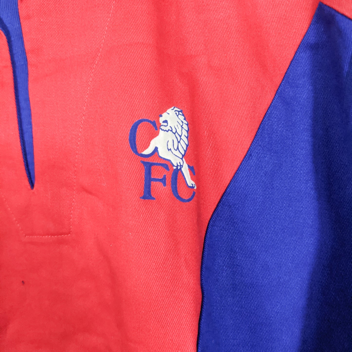 Original Chelsea 1991/92 Training Drill Top - Size M fit L (Long sleeve)