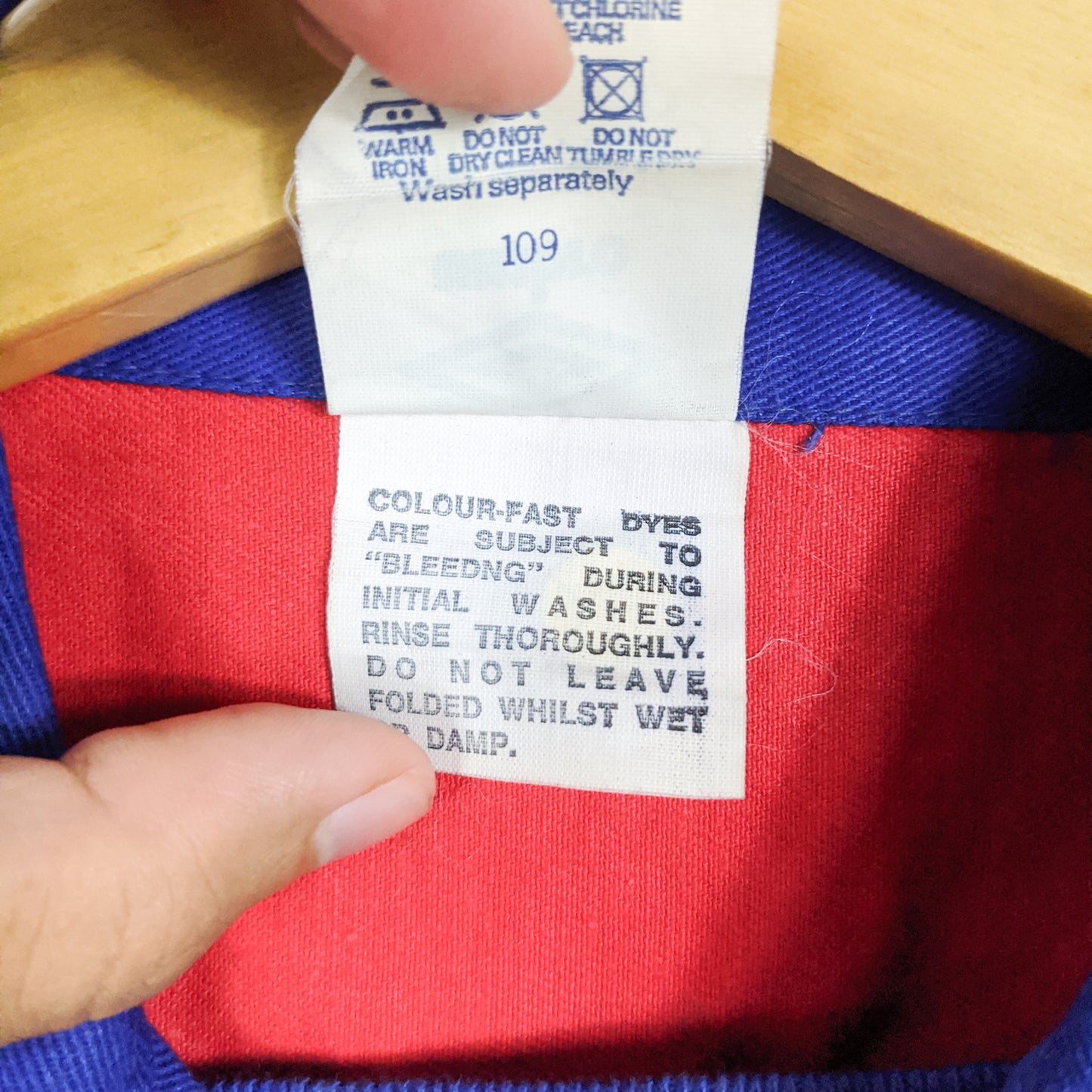 Original Chelsea 1991/92 Training Drill Top - Size M fit L (Long sleeve)