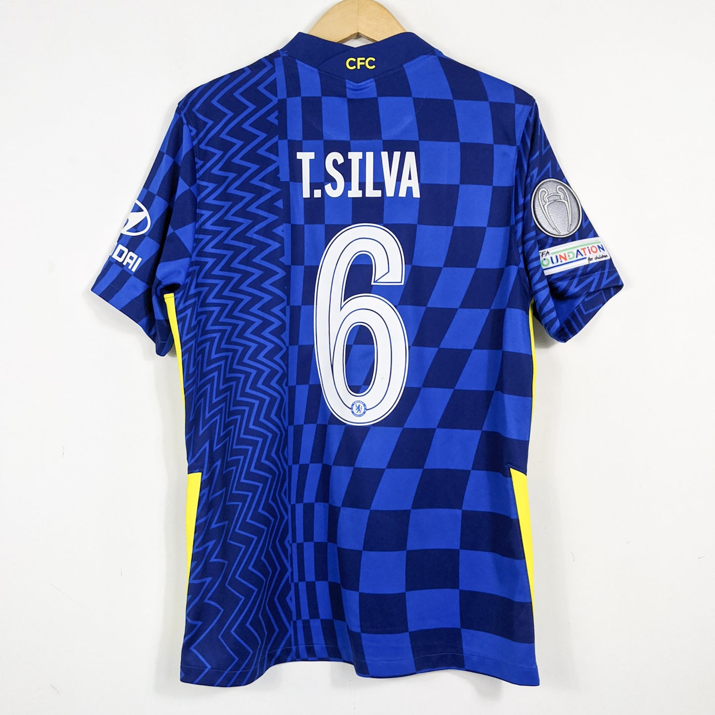 Original Chelsea 2021/22 Home - T. Silva #6 Size L