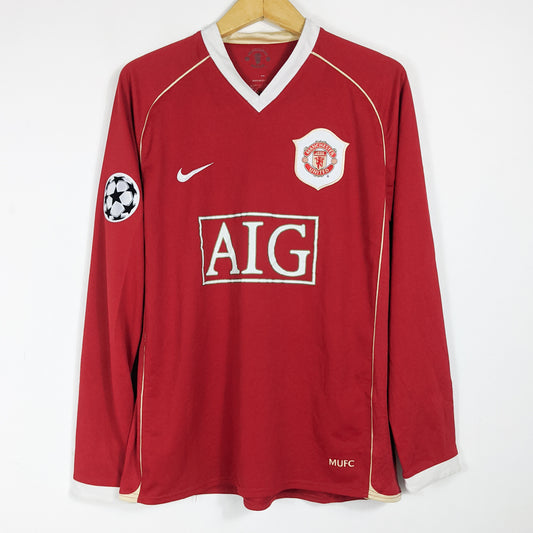 Original Manchester United 2006/07 Home - Ronaldo #7 Size fit M/L (Long sleeve)