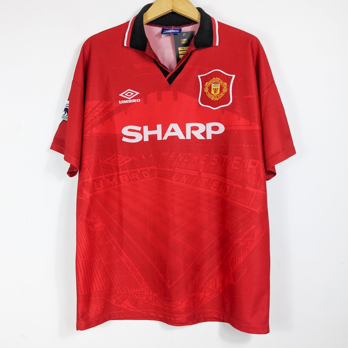 Original Manchester United 1994/95 Home - Scholes #18 Size L