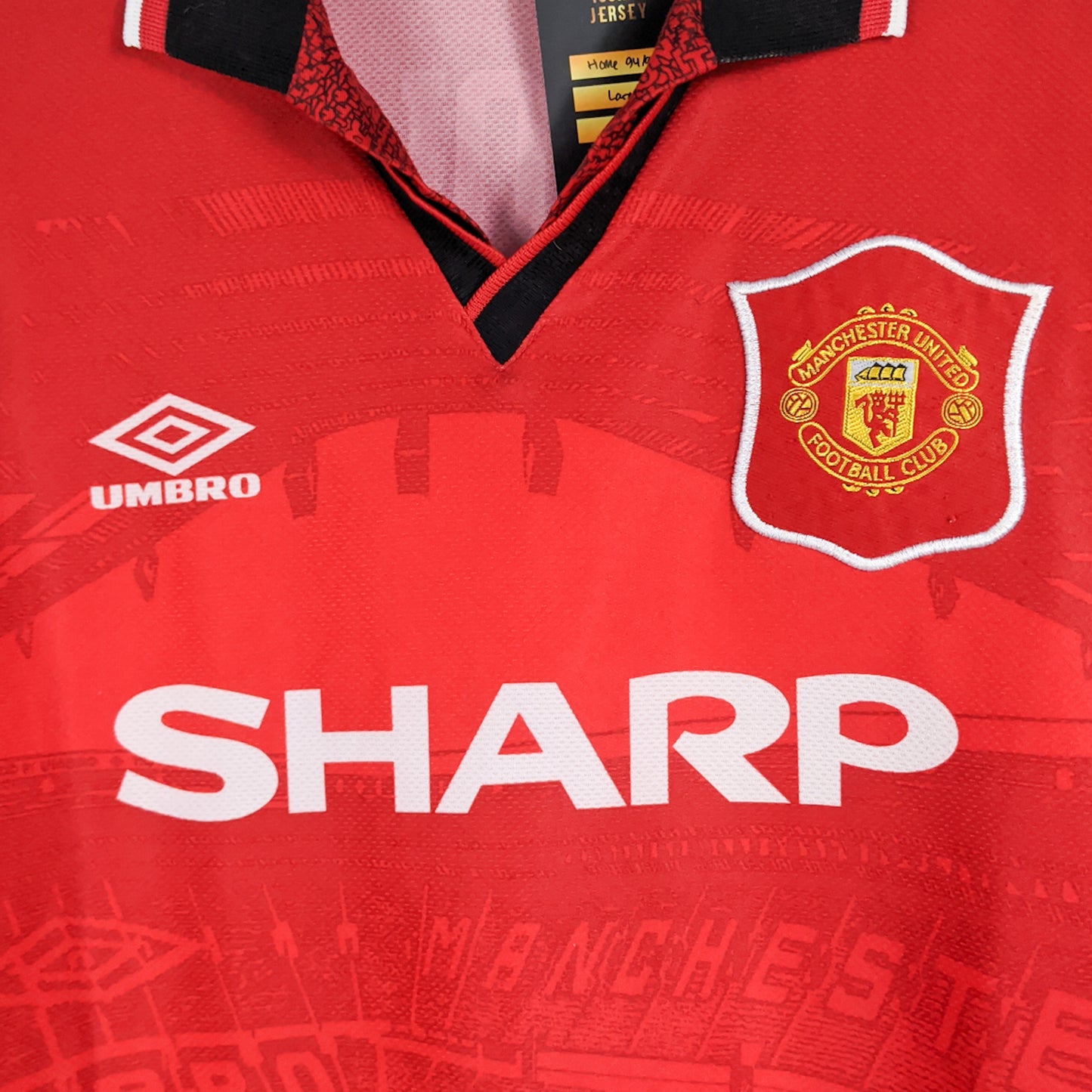 Original Manchester United 1994/95 Home - Scholes #18 Size L