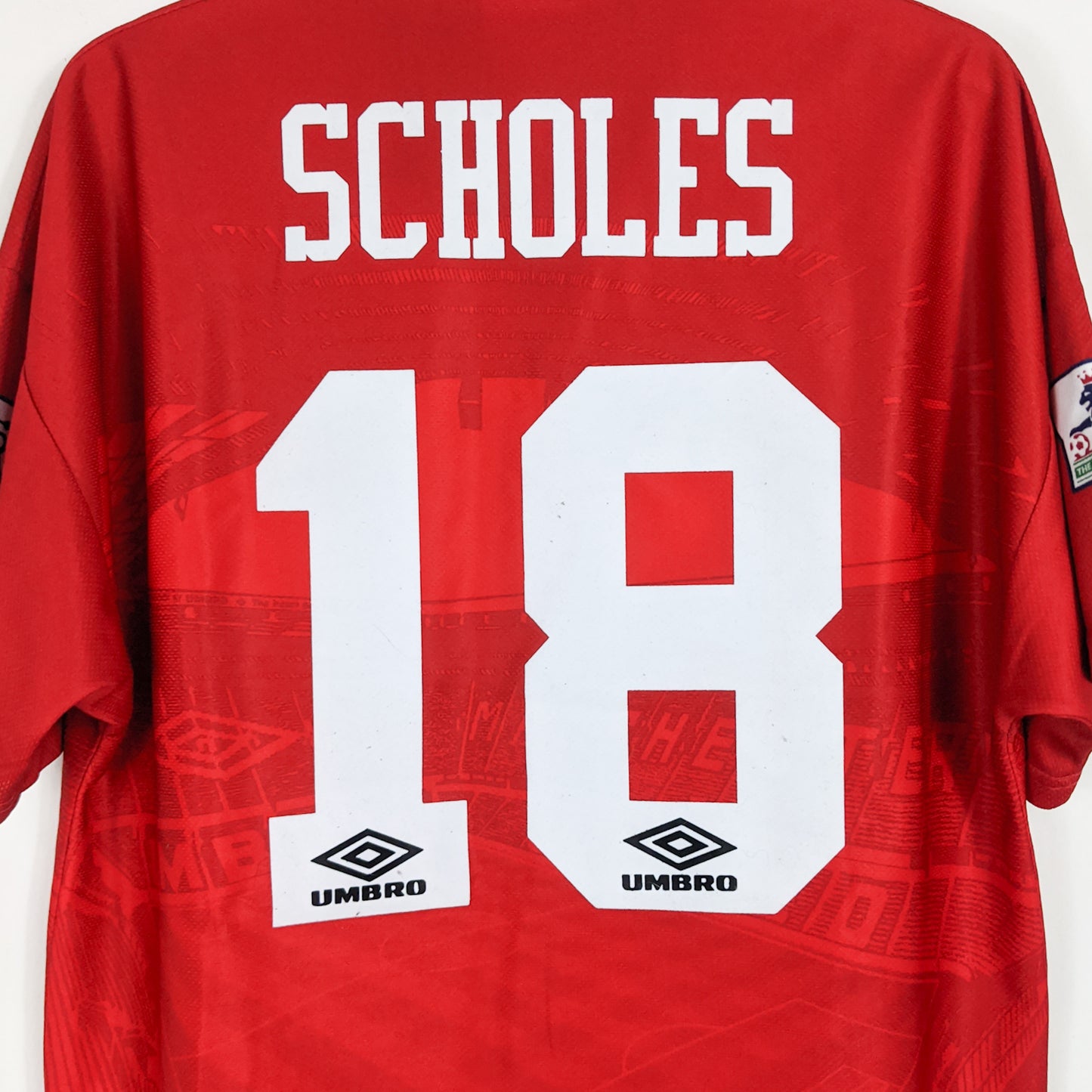 Original Manchester United 1994/95 Home - Scholes #18 Size L