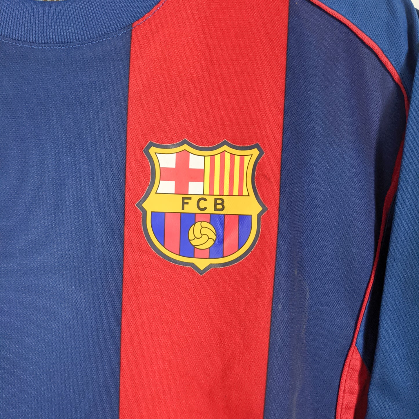 Original Barcelona 2004/05 Home - Ronaldinho #10 Size XL