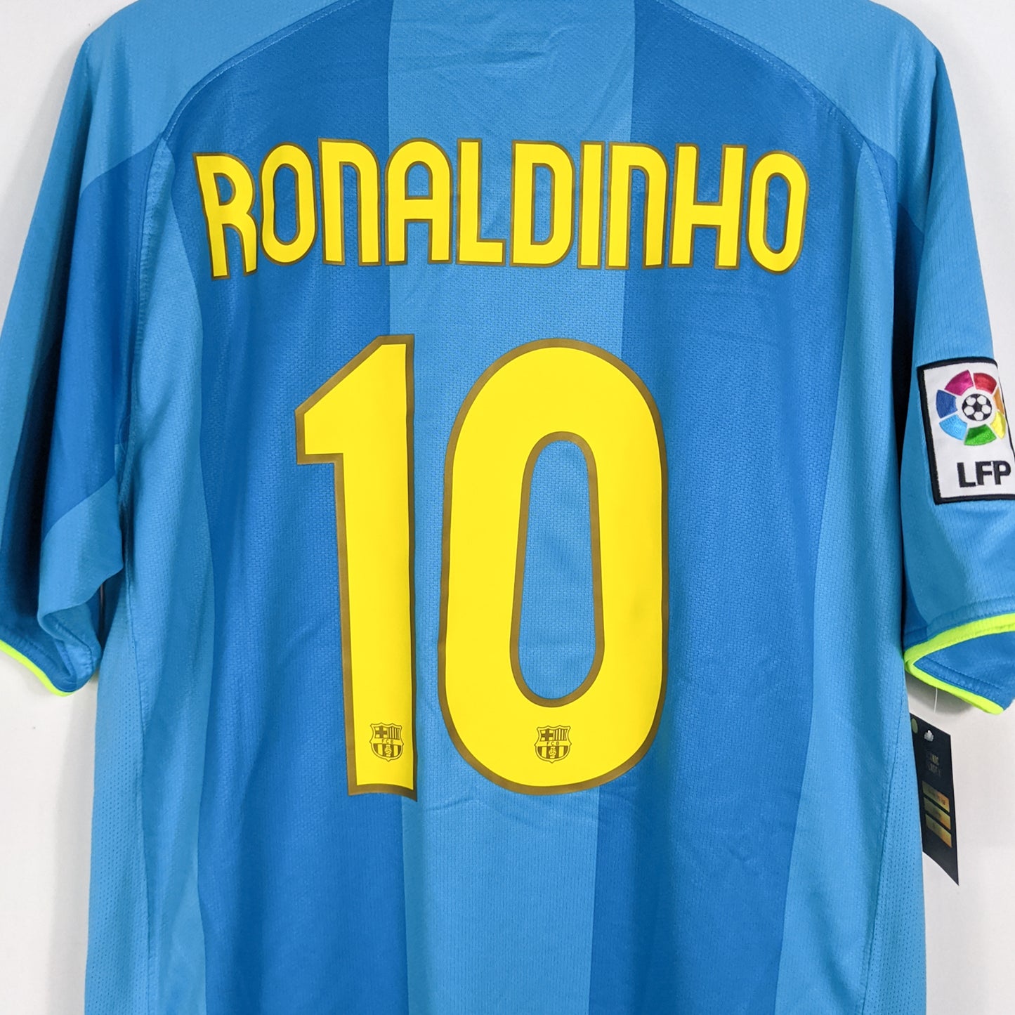 Original Barcelona 2007/08 Away - Ronaldinho #10 Size XL