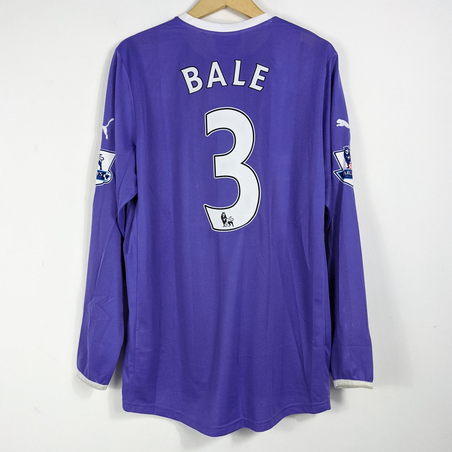 Original Tottenham Hotspur 2011/12 Away - Bale #3 Size L (Bnwt) (Long sleeve)