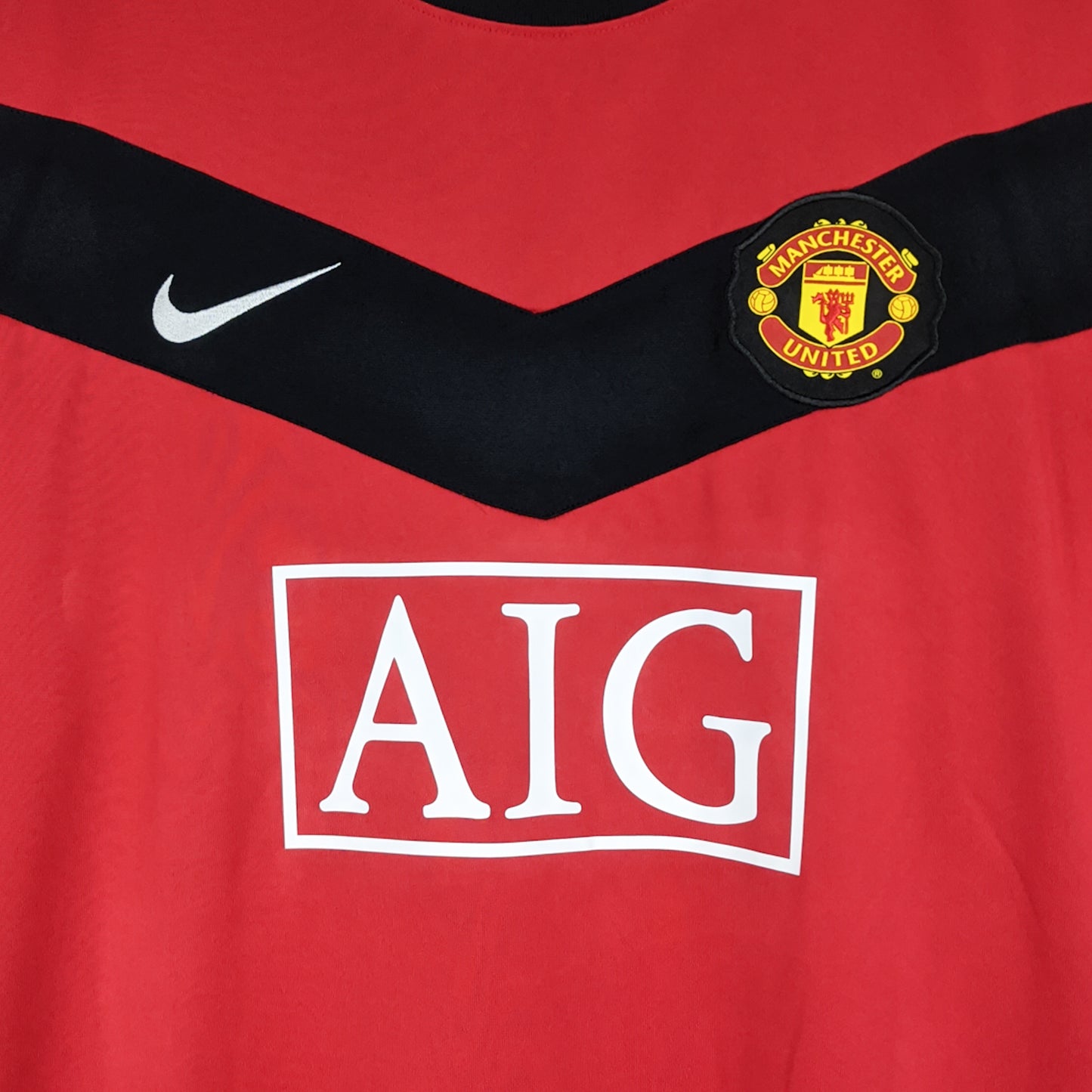 Original Manchester United 2009/10 Home - Vidic #15 Size XL