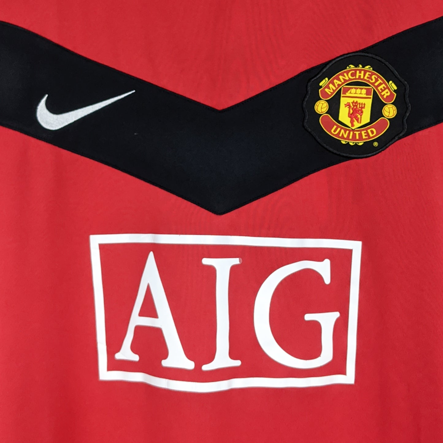 Original Manchester United 2009/10 Home - Berbatov #9 Size L (Long sleeve)