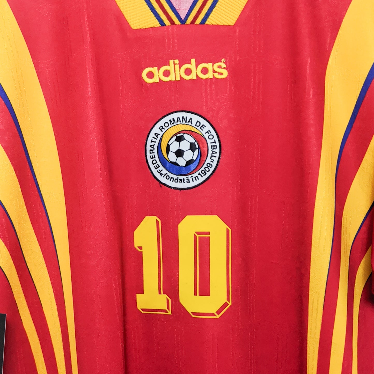 Original Romania 1996 Away - Hagi #10 Size L