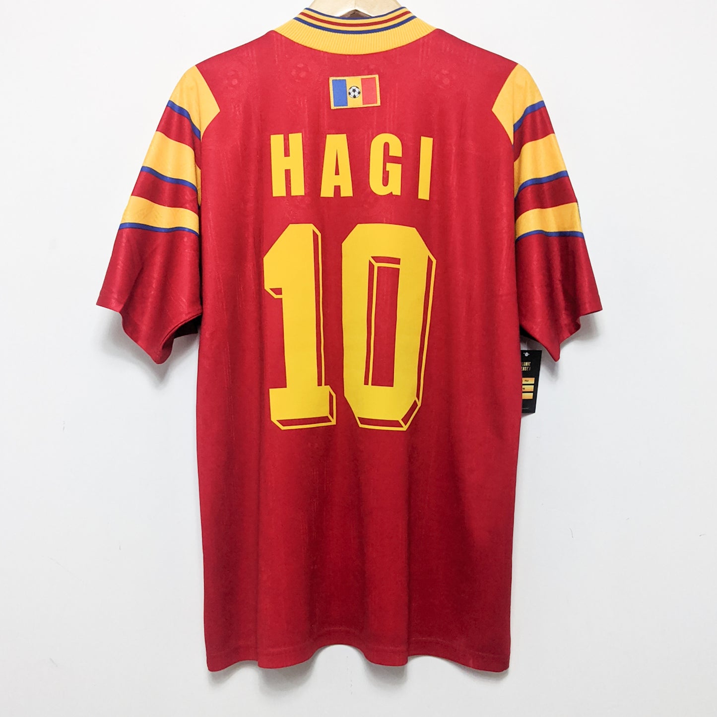 Original Romania 1996 Away - Hagi #10 Size L