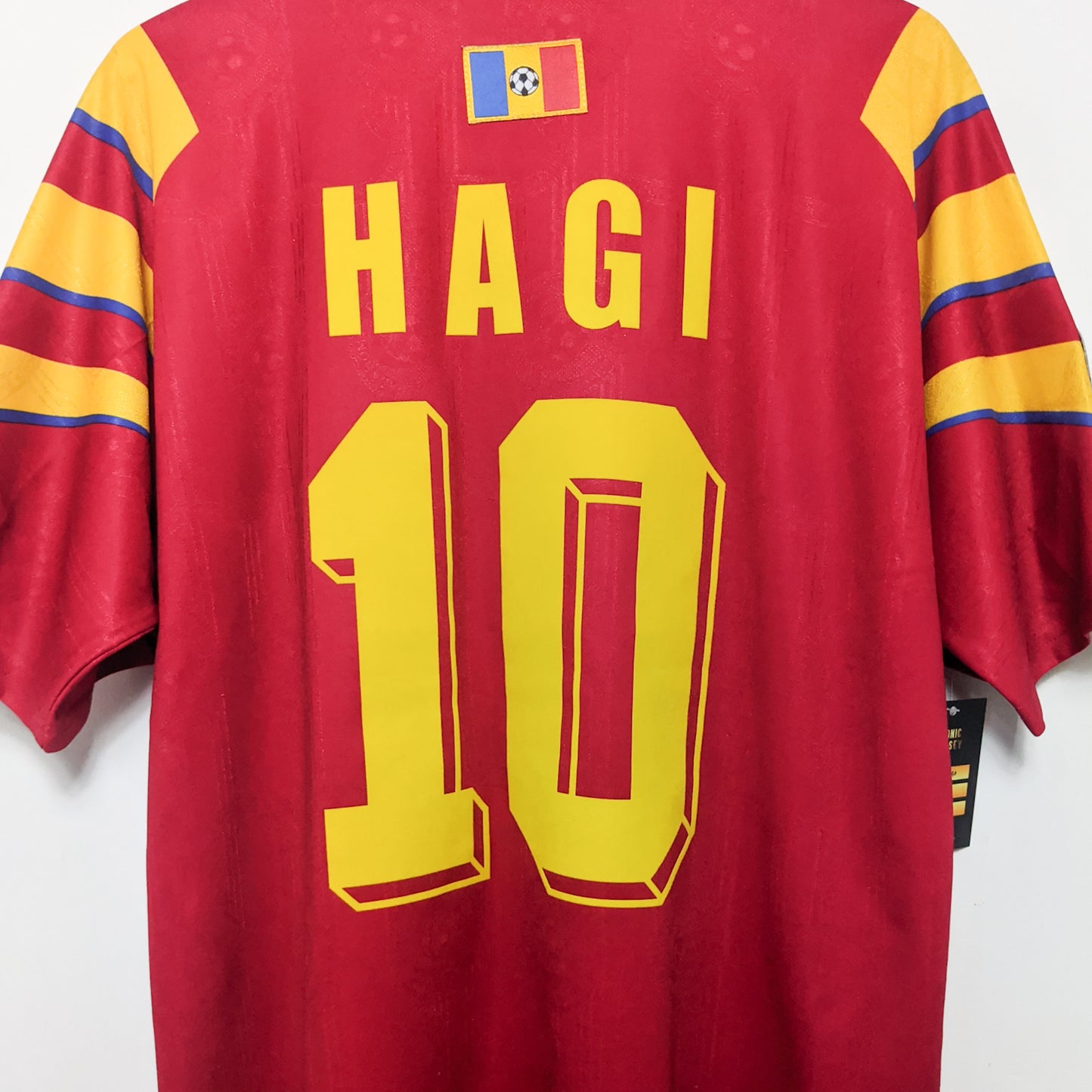 Original Romania 1996 Away - Hagi #10 Size L