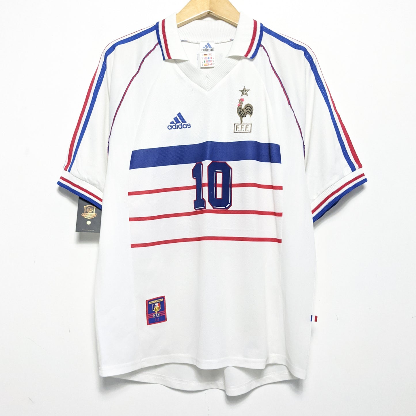 Original France 1998 Away - Zidane #10 Size M