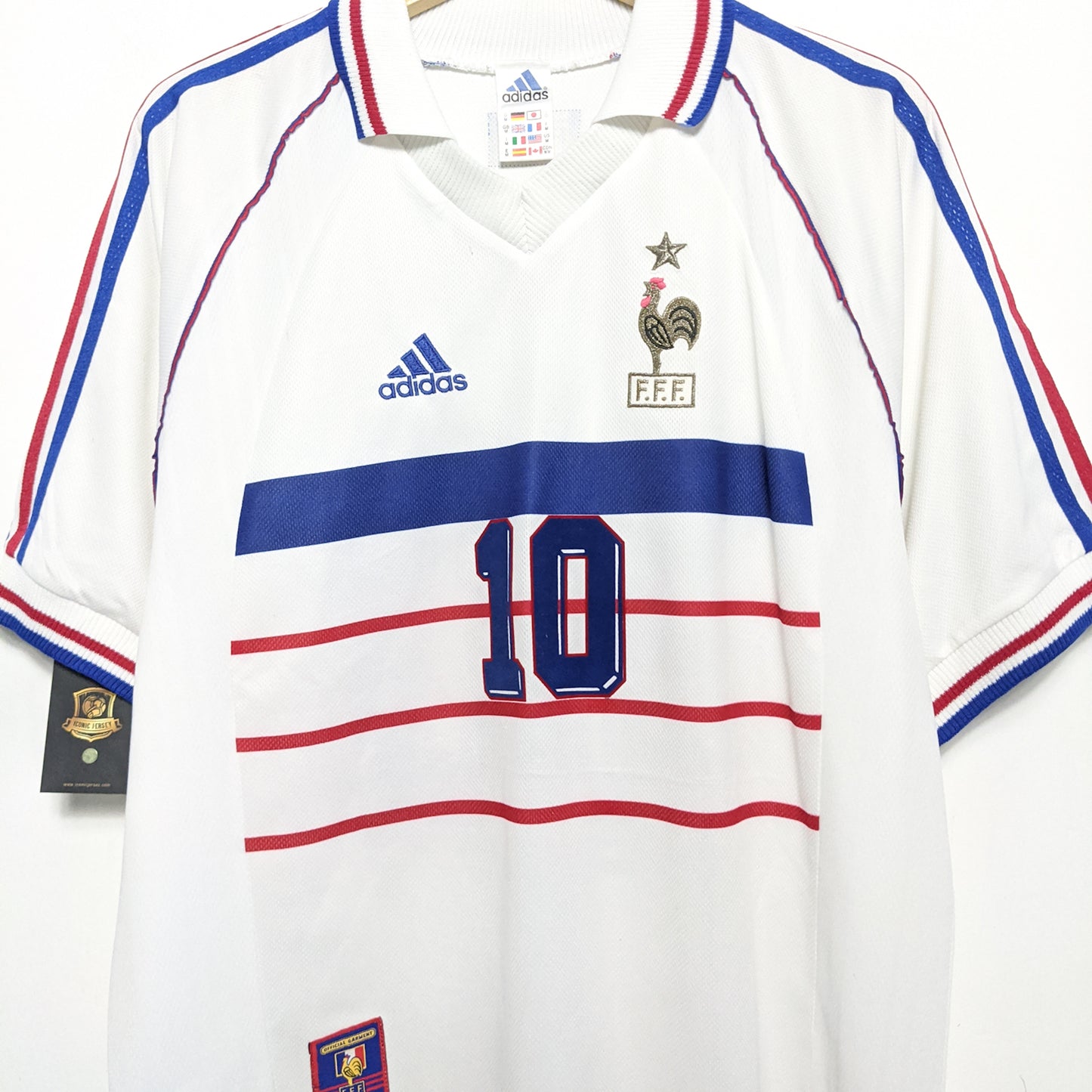 Original France 1998 Away - Zidane #10 Size M