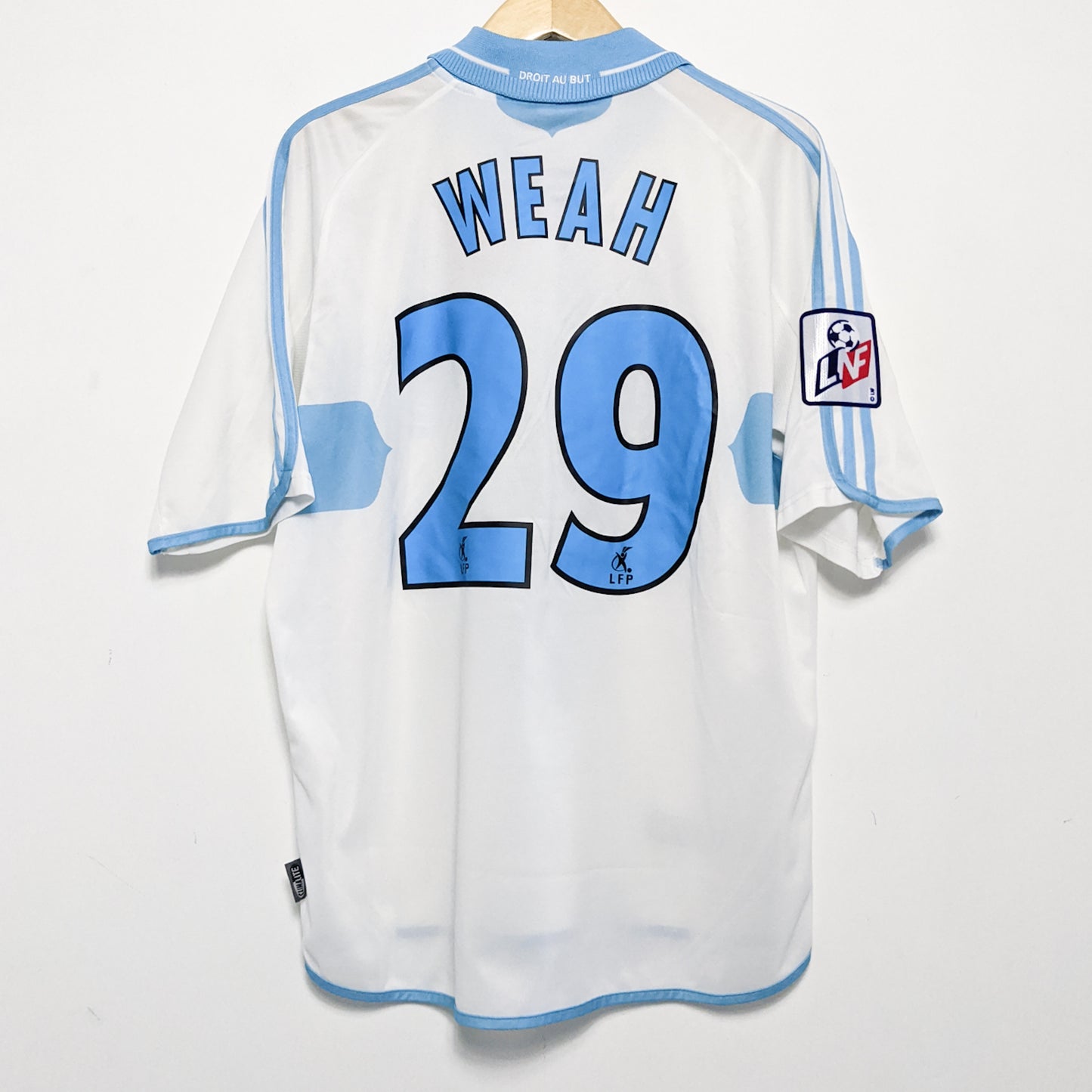 Original Marseille 2000/01 Home - Weah #29 Size L