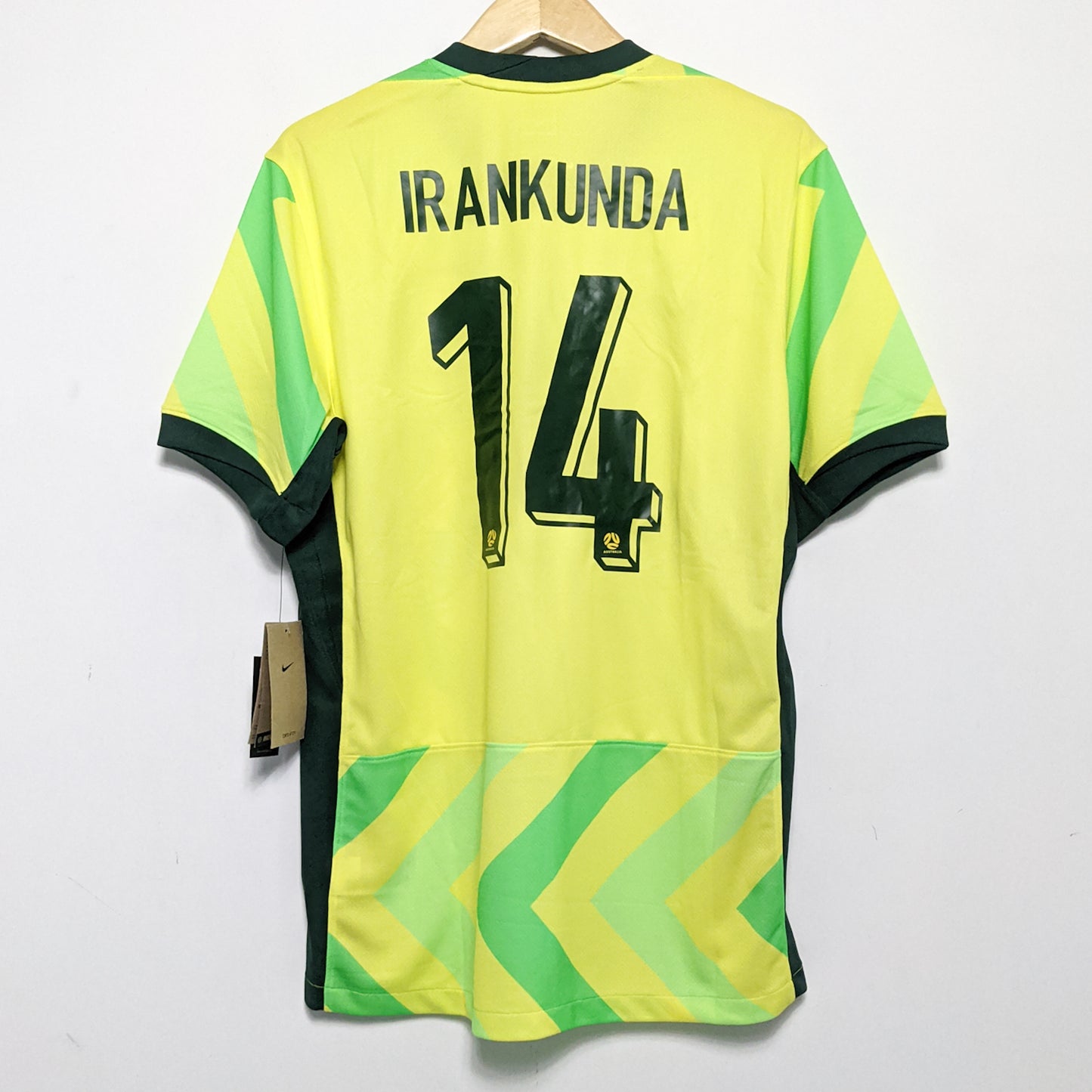 Original Australia 2025 Home - Irankunda #14 Size L (Bnwt)