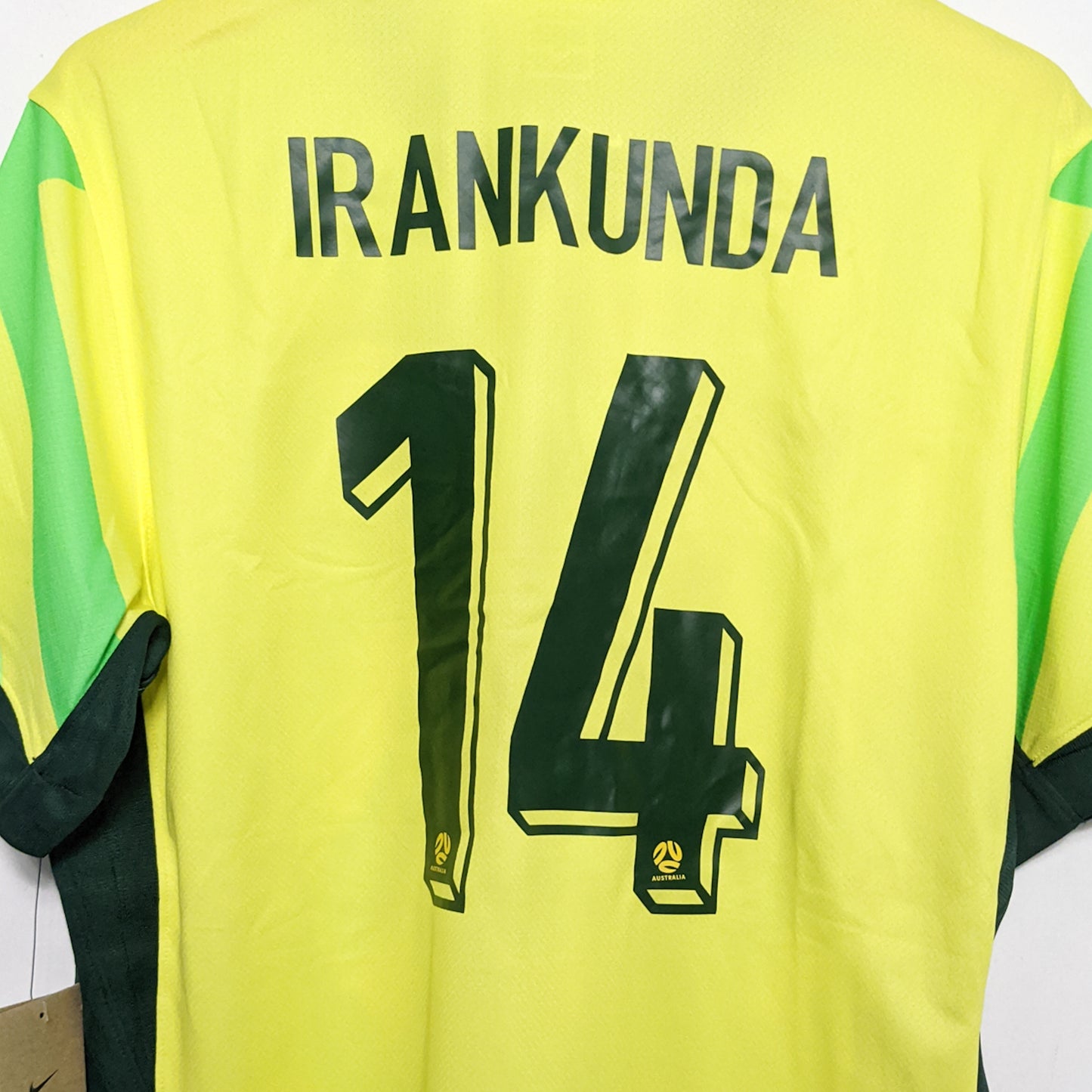 Original Australia 2025 Home - Irankunda #14 Size L (Bnwt)