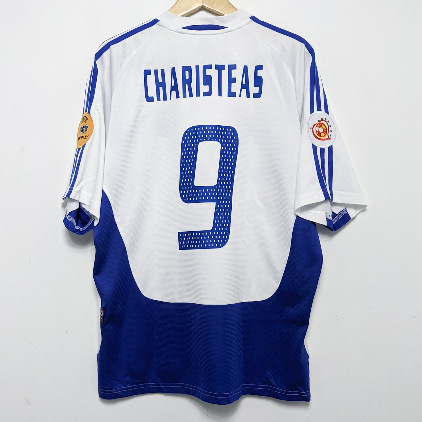 Original Greece 2004/06 Away - Charisteas #9 Size XL